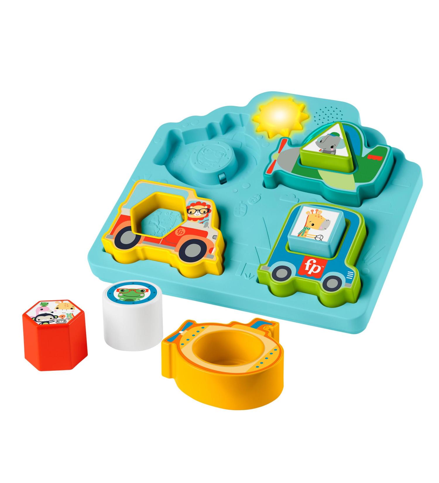 Buy Fisher-Price Vehicle Puzzle - Interactive Form Sorting Toy with 40 Songs & Lights | Ages 9+ Months - International Shipping - Buy Online on SooperMarket.com