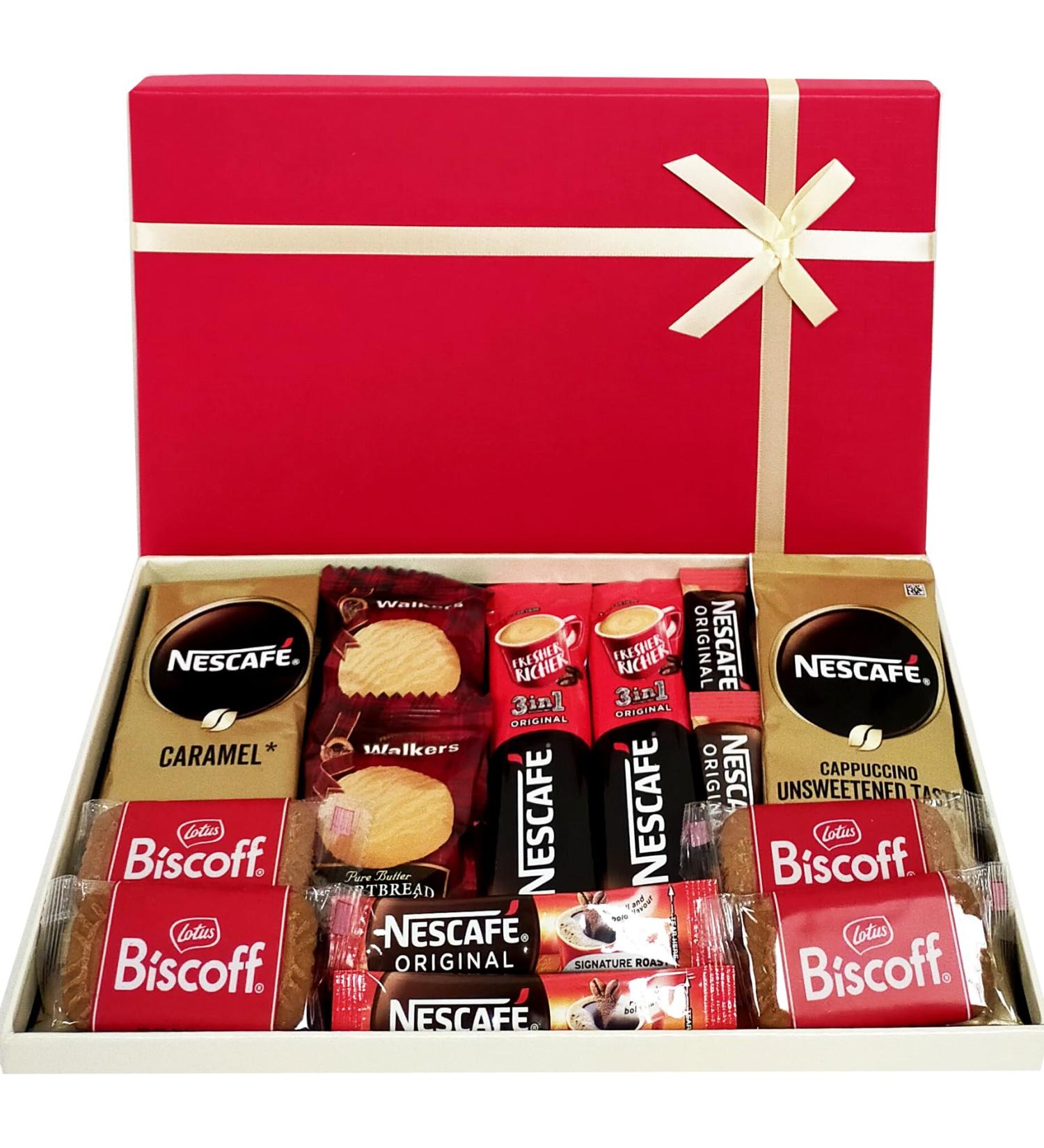 Premium Coffee Gift Hamper Set - Includes Instant Coffee, Biscoff Biscuits & More | Ideal Gift for Men & Women - Buy Online on SooperMarket.com