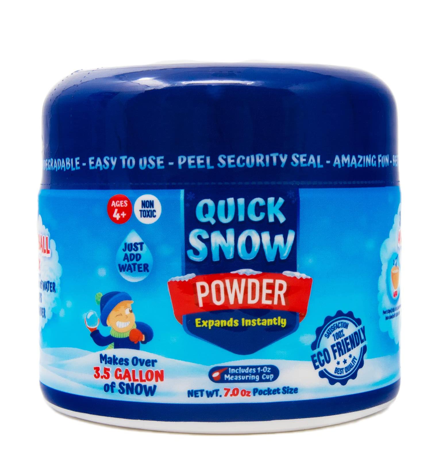 ECO GREEN SUPER ABSORBENT Quick Snow Powder: Instant Snow - Pocket Size 7.0 Oz - Buy Online on SooperMarket.com