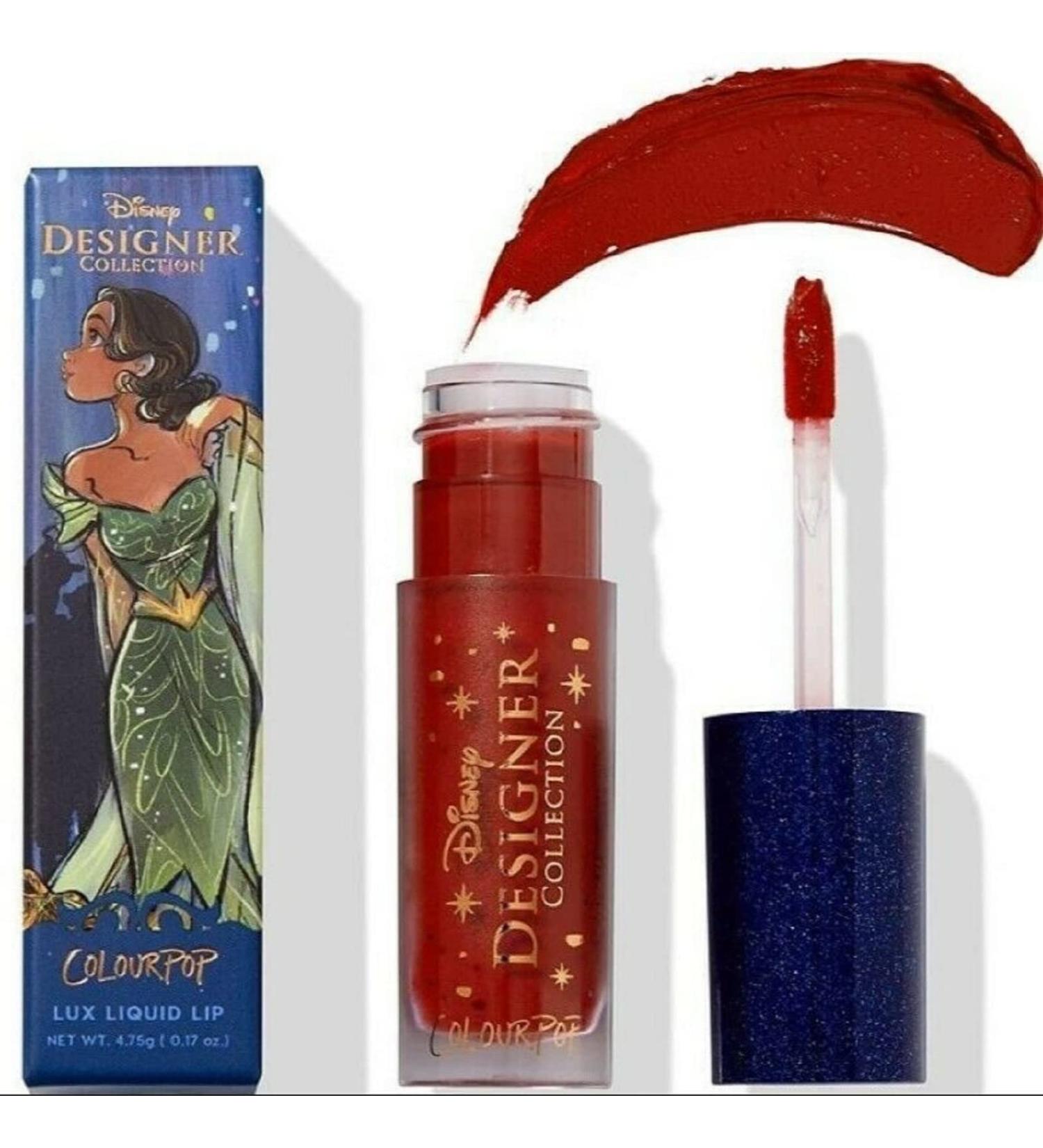 ColourPop PRINCE NAVEEN Liquid Lipstick Disney Princess Tiana Fresh Kiss Lip Creme Velvet Lux (Burnt Orange Red)