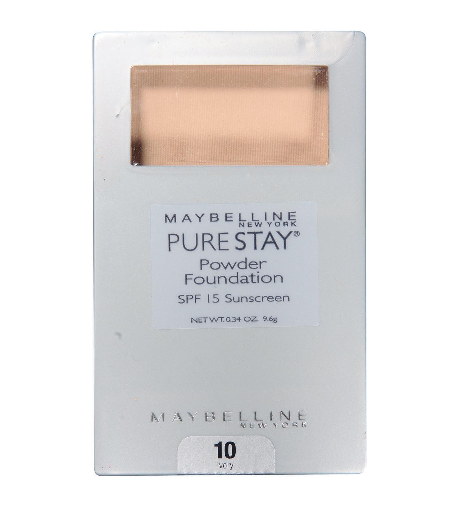 Maybelline New York Purestay Powder & Foundation SPF 15 Ivory - .34 oz