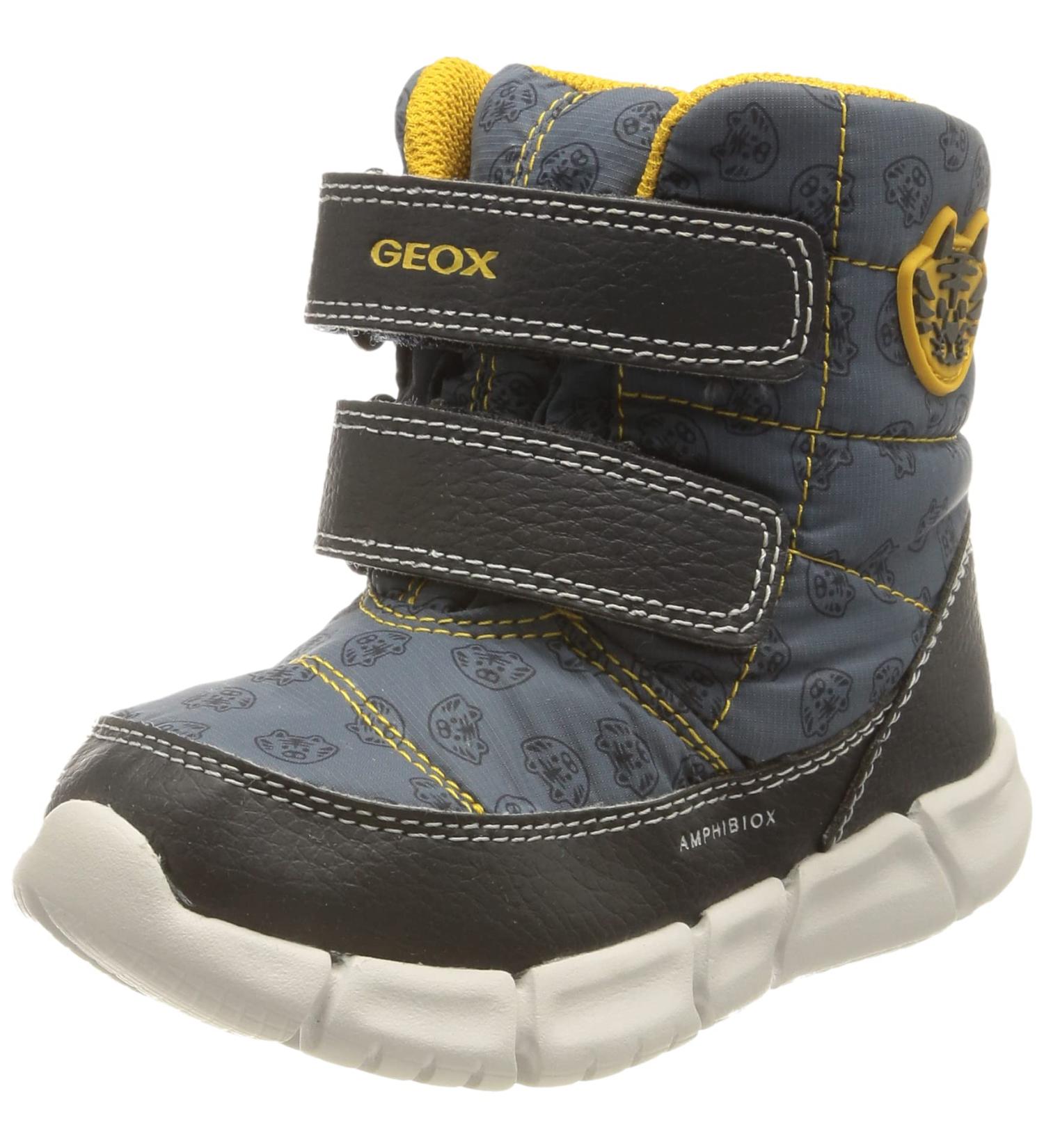 Geox Baby Flexyper Boy B ABX B Hi-Top Sneakers 8.5 UK Child - Avio Ochreyellow - Buy Online on SooperMarket.com