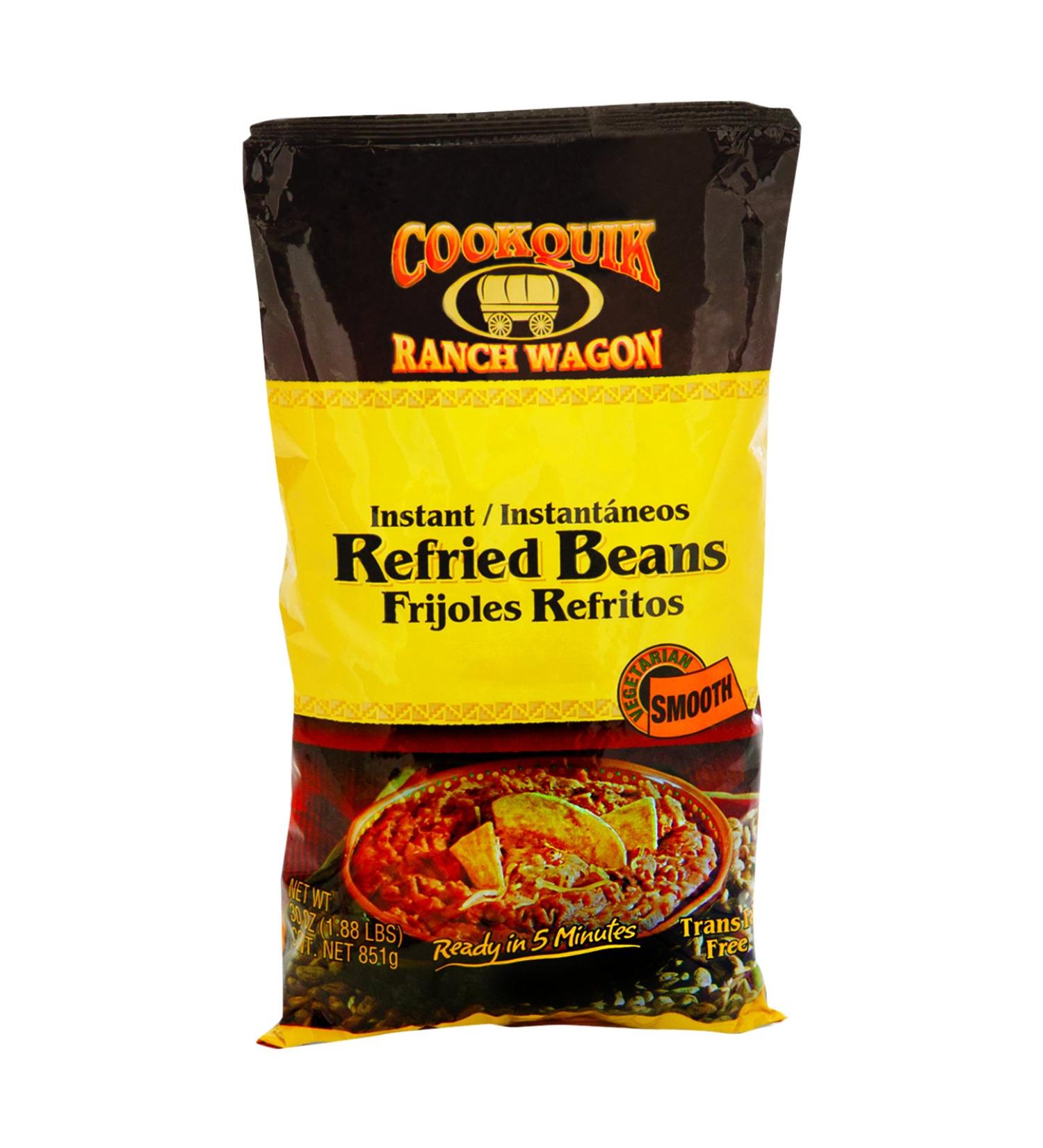 Cookquik Dehy Refried Smooth Pinto, 30 oz 30 Ounce