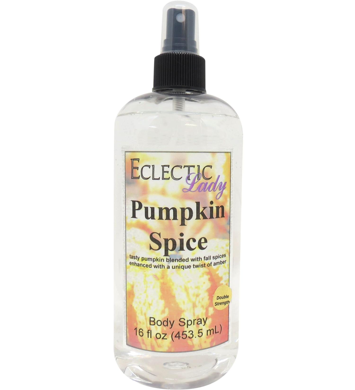 Pumpkin Spice Body Spray (Double Strength) 16 ounces Body Mist for Women with Clean Light & Gentle Fragrance Long Lasting Perfume with Comforting Scent for Men & Women Cologne with Soft Subtle - Buy Online on SooperMarket.com
