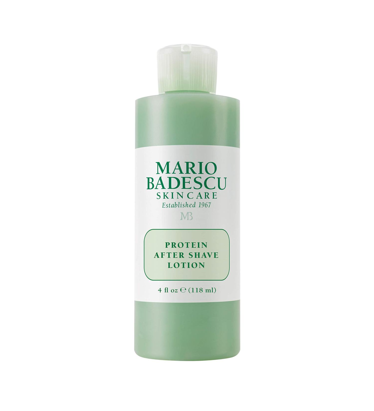 Buy Mario Badescu Protein After Shave Lotion - Oatmeal Formula for Face Body & Bikini - Lightweight Oil-Free Skincare for Razor Burn & Ingrown Hair - 4 Fl Oz - Buy Online on SooperMarket.com