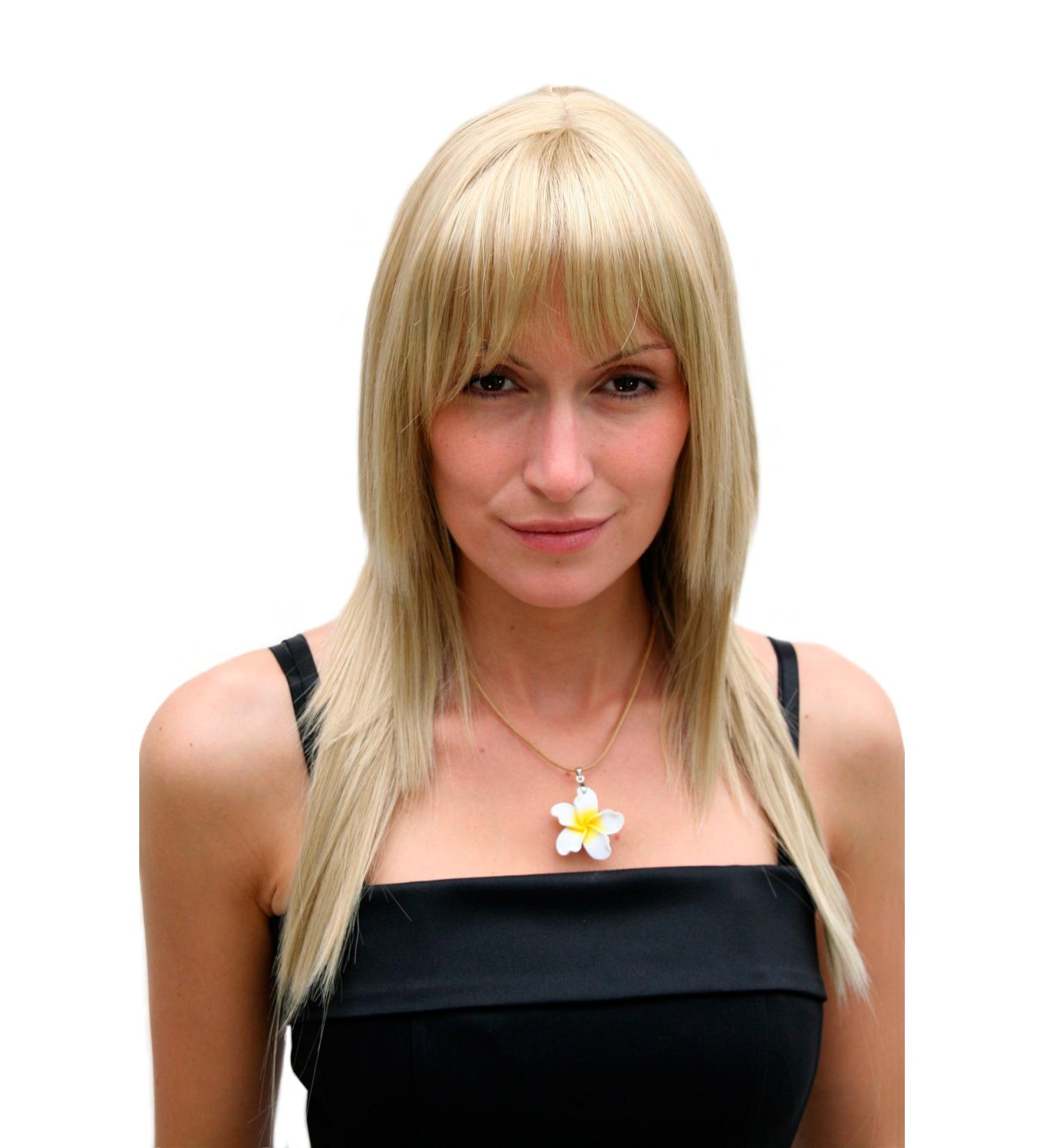 WIG ME UP 9214-234 | Long Blonde Layered Straight Wig with Bangs - International Shipping Available - Buy Online on SooperMarket.com
