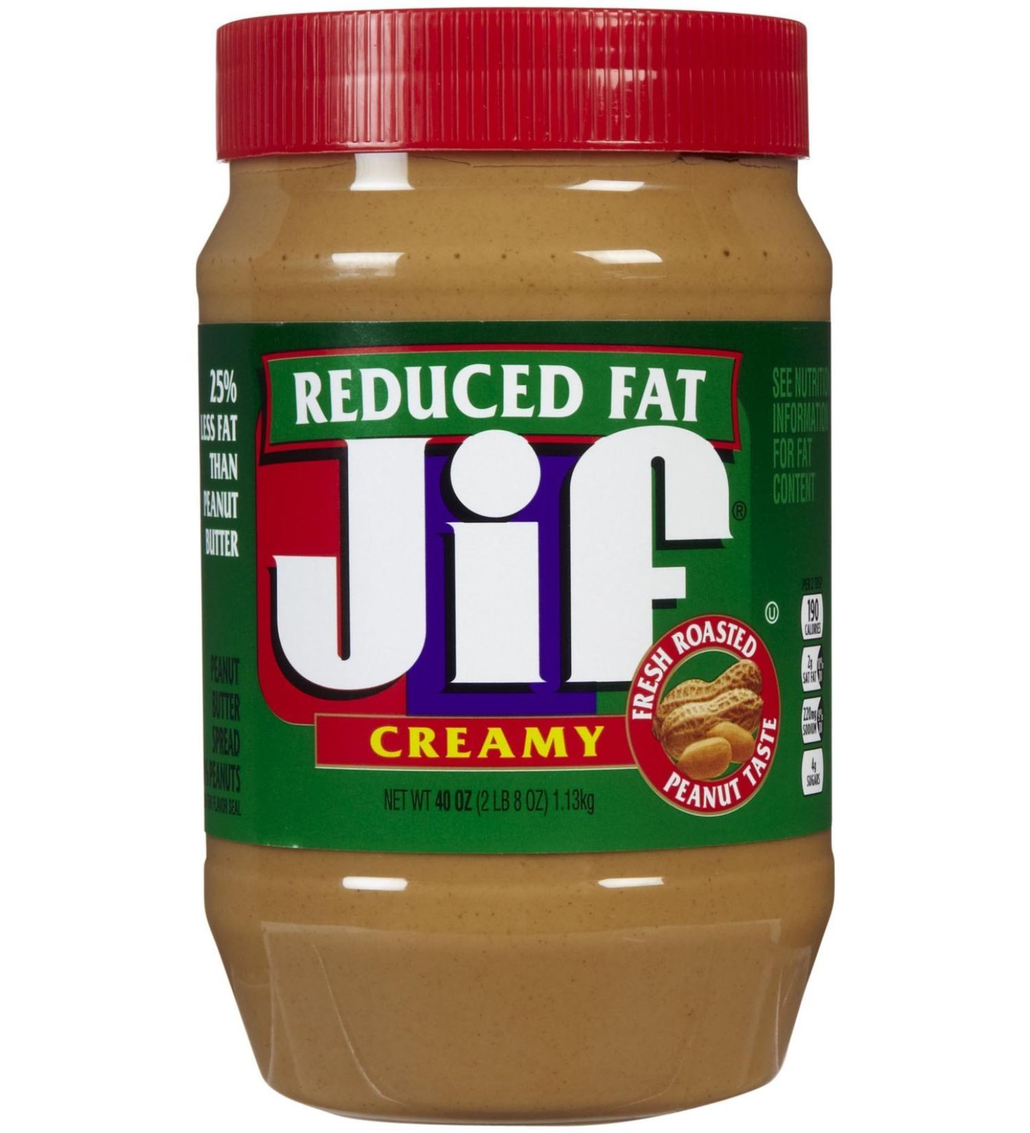 Jif Reduced Fat Creamy Peanut Butter 40 oz by Jif