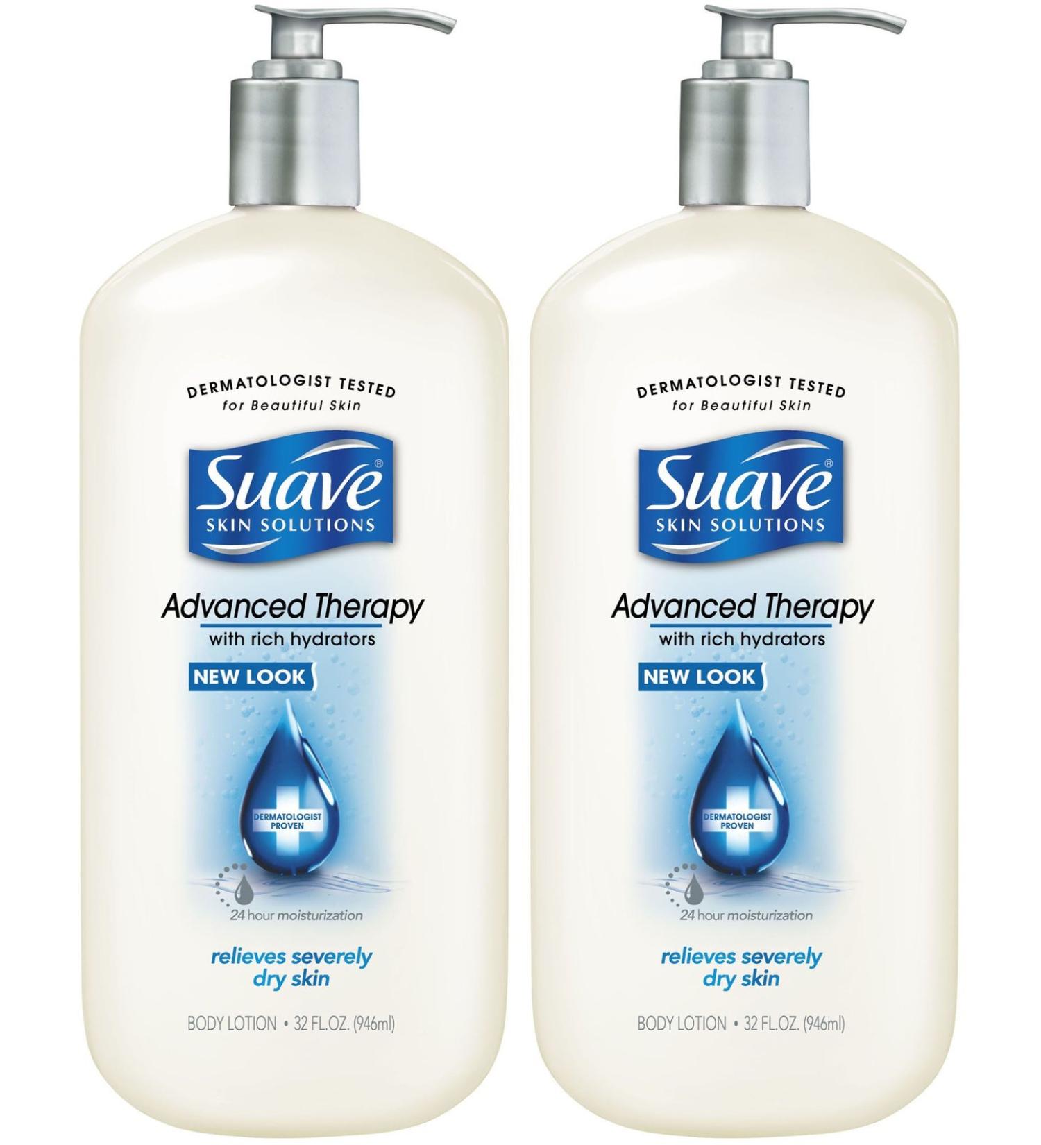 Suave Advanced Therapy Body Lotion - 32 oz - 2 pk