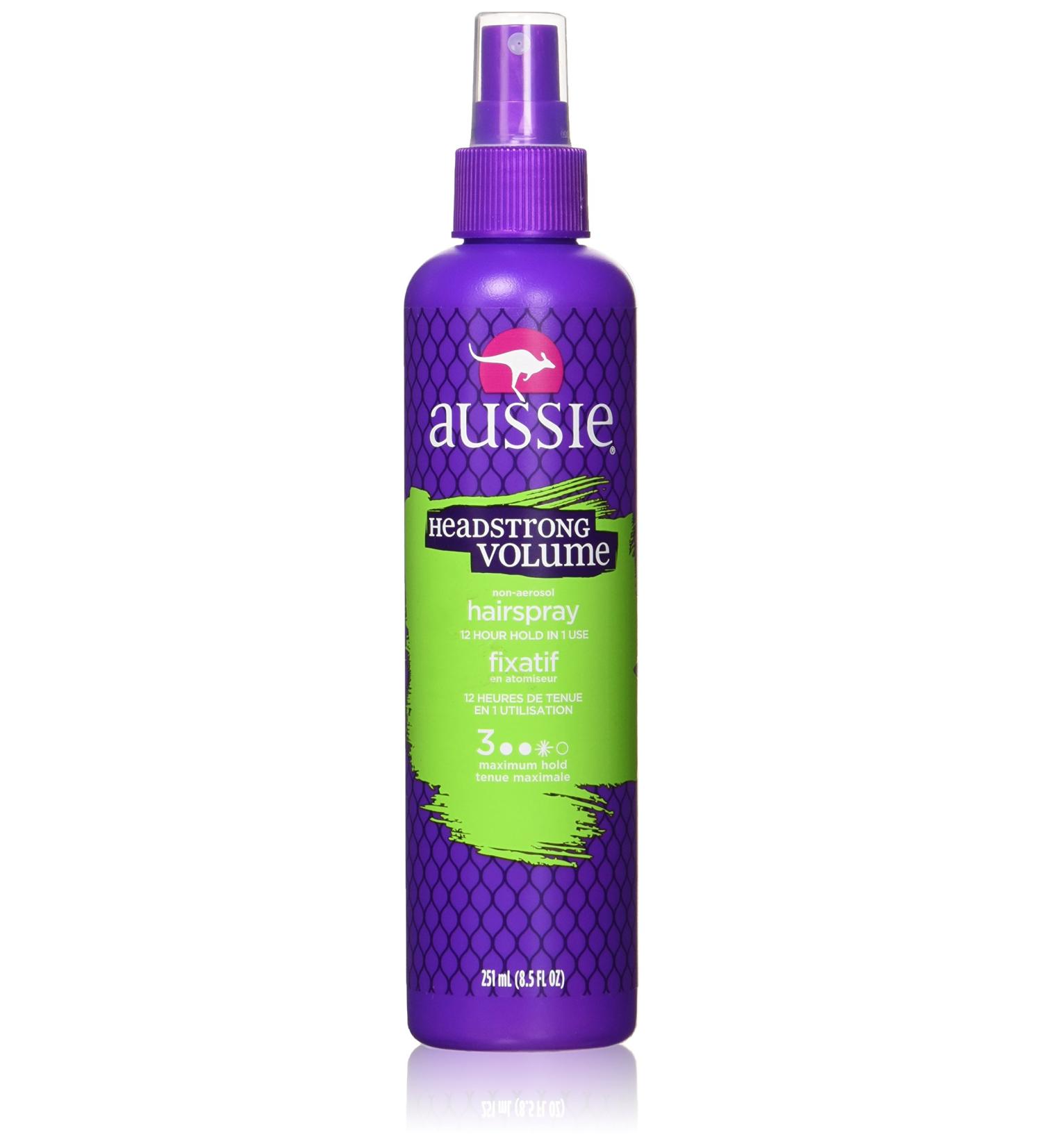 Aussome Volume Non-Aerosol Hairspray 8.5 Fl Oz - Get Bouncy & Voluminous Hair - Buy Online on SooperMarket.com