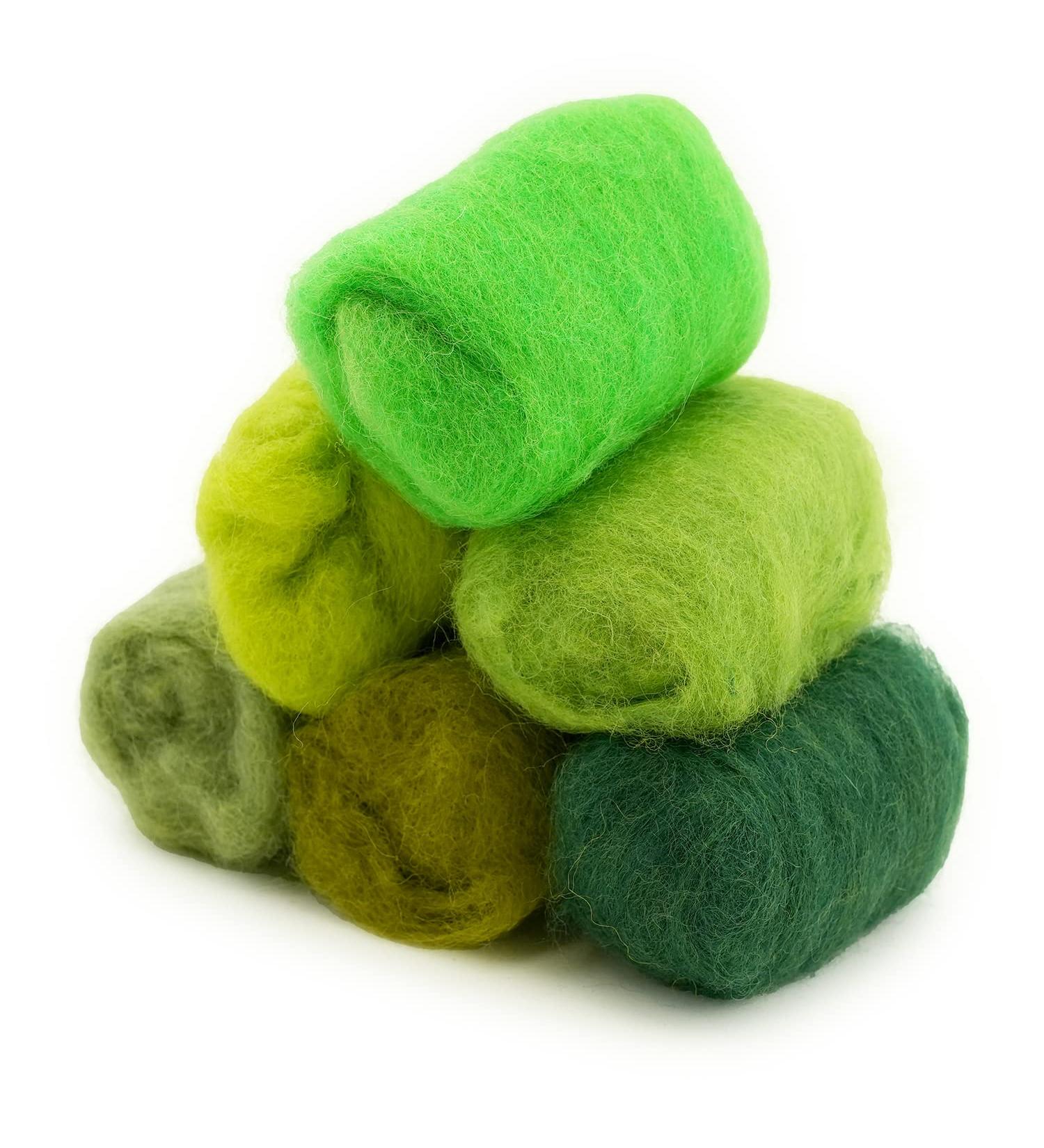 Woolbuddy Needle Felting Wool Roving Bag - Handmade Sheepwool Zero Waste Kit for Felting - Green Felting Supplies and Soap - Buy Online on SooperMarket.com