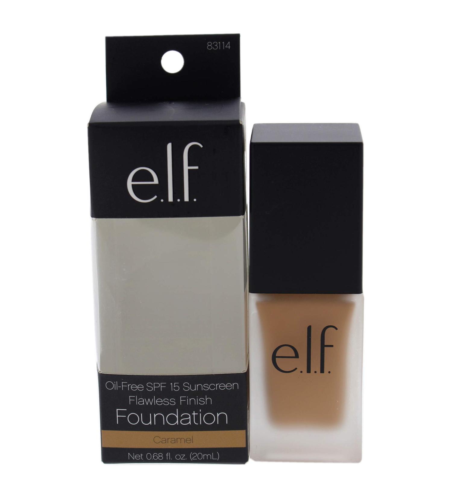 E.L.F. Flawless Finish Foundation SPF 15 - Honey, 0.68 fl oz | Best Coverage & Sun Protection - Buy Online on SooperMarket.com