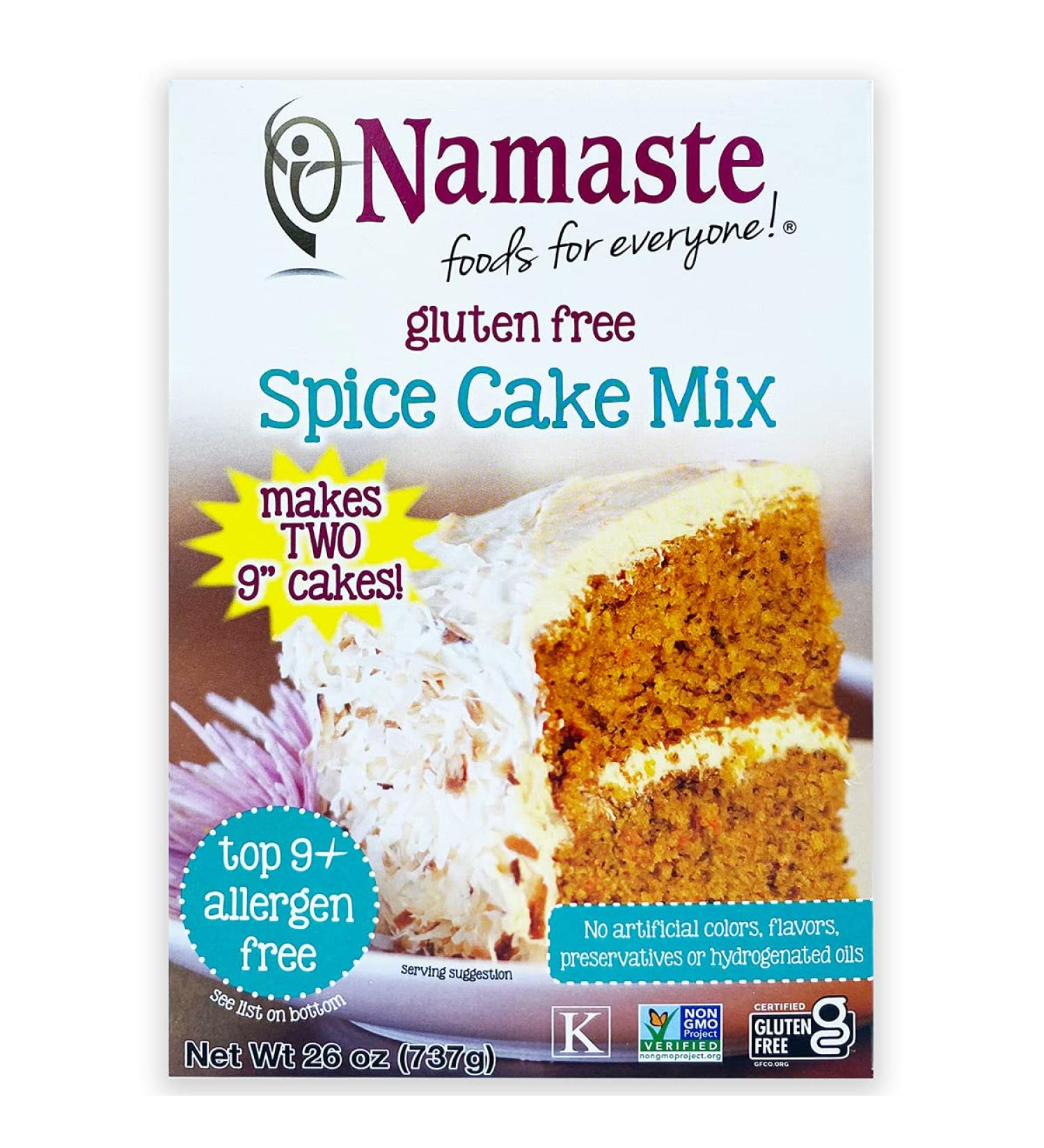 Namaste Foods Gluten Free Spice Cake Mix - 26 oz (737 g) | Delicious & Easy Bake - Buy Online on SooperMarket.com