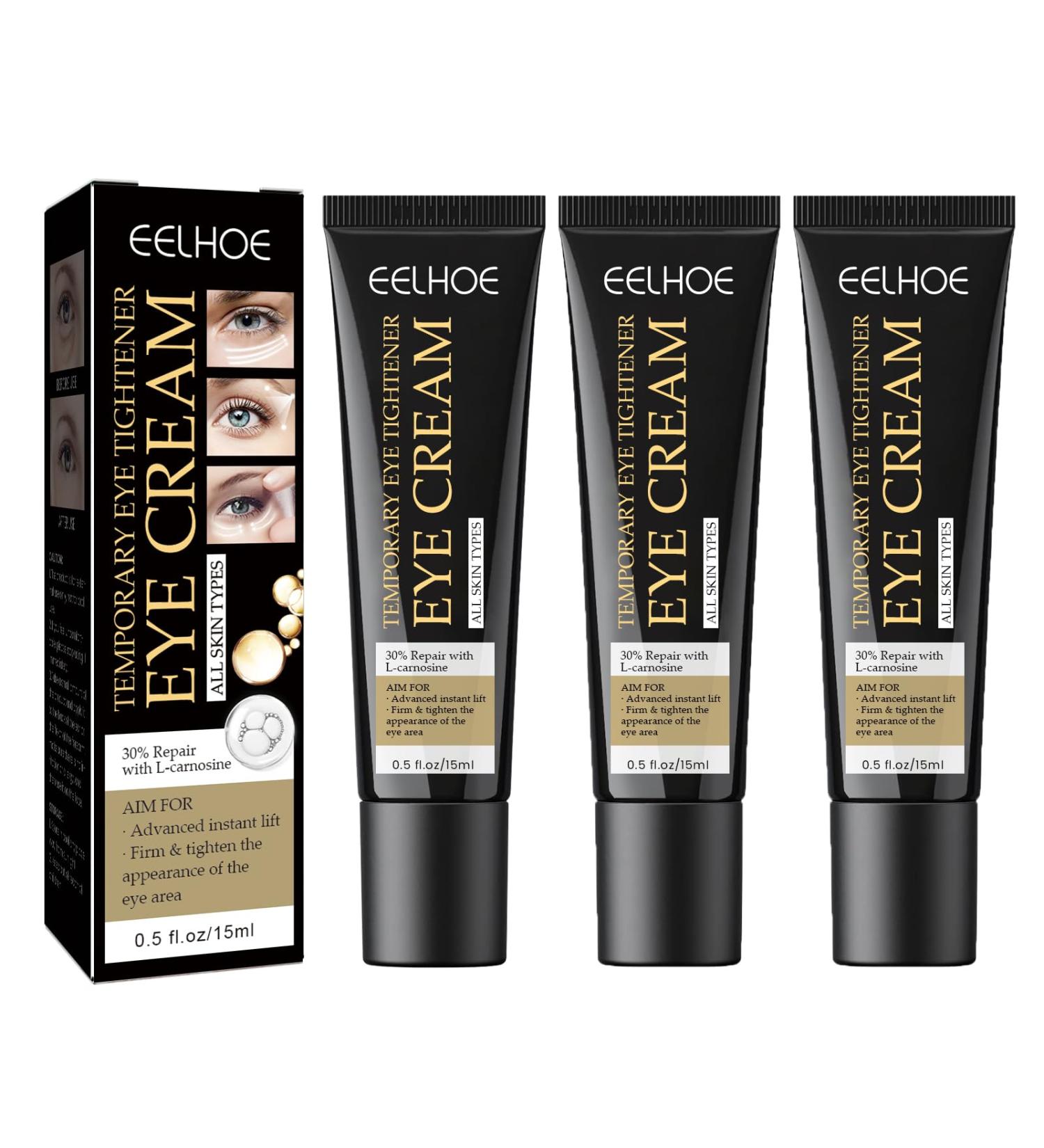 Temporary Eye Tightener Eye Cream Instant Firming Eye Cream Anti Wrinkle Eye Cream Deep Hydrating Eye Cream for Dark Circles and Puffy Eyes Eye Bag Remover Dark Circle Eye Skincare Men & Women Use - Buy Online on SooperMarket.com