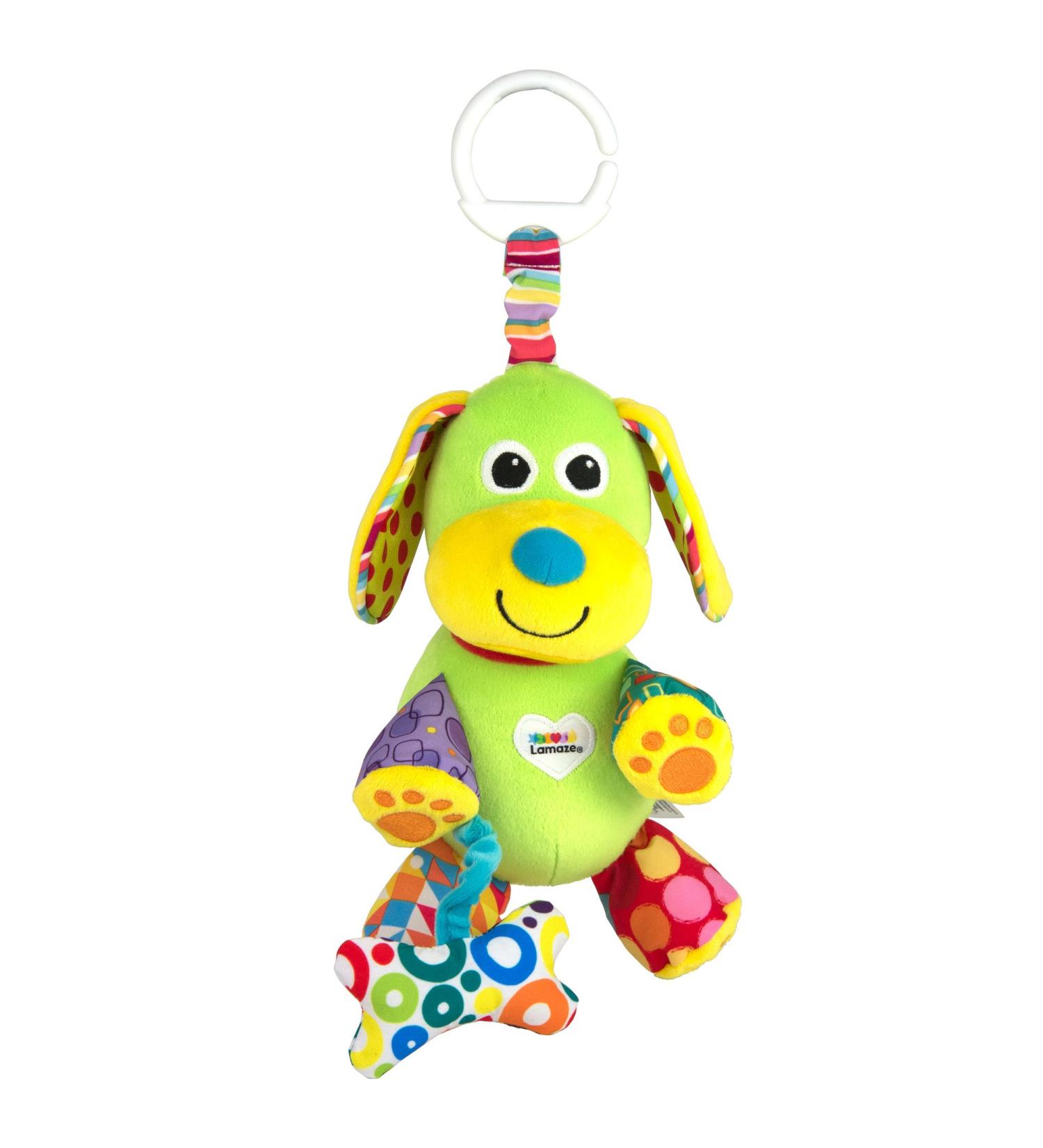 Buy LAMAZE Pupsqueak Clip-On Newborn Baby Toy | Sensory Plush Toy for Babies 0-6 Months | International Shipping Available - Buy Online on SooperMarket.com