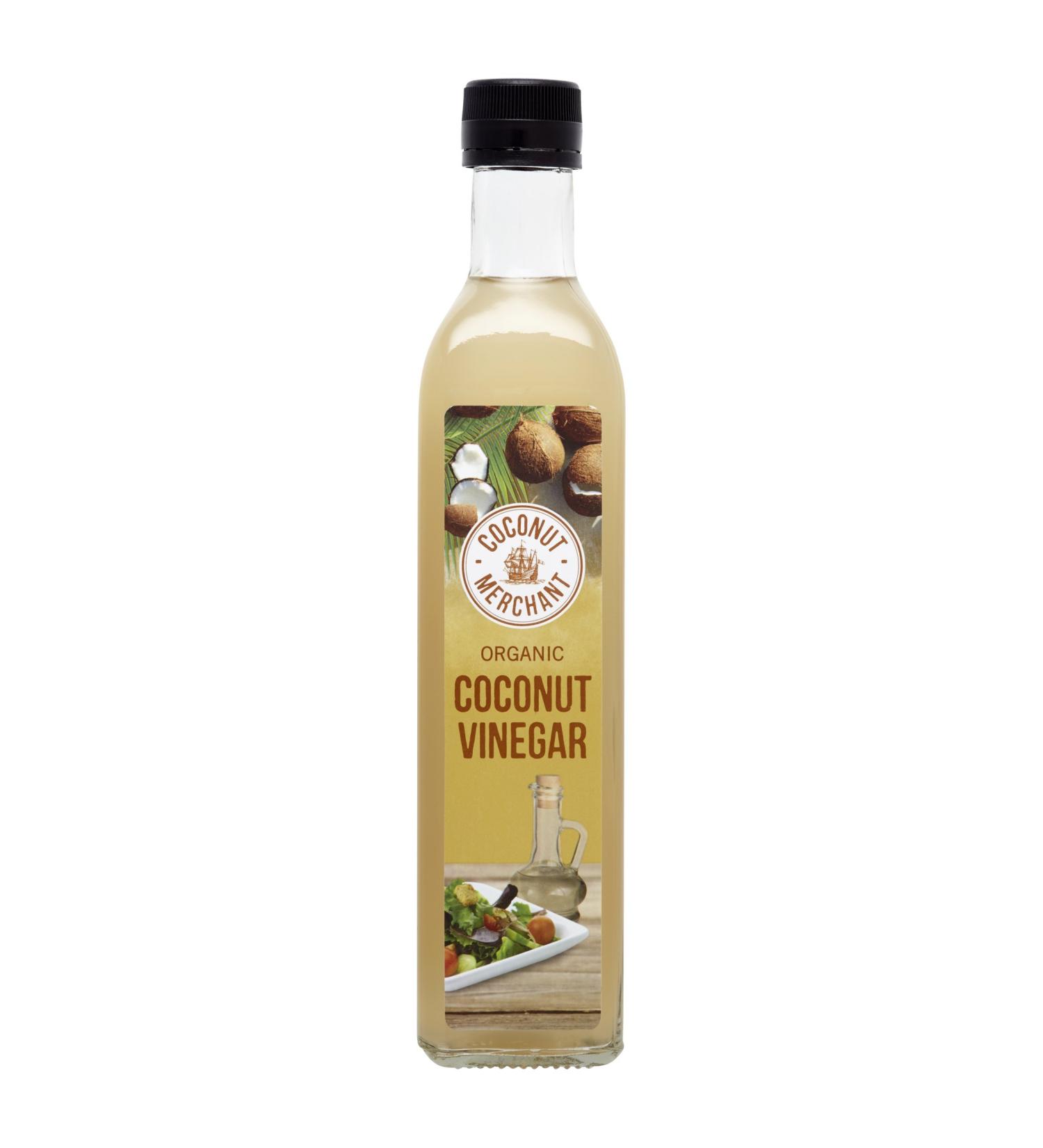 Coconut Merchant Organic Coconut Vinegar 500ml - 100% Coconut, Vegan, Gluten-Free, Non-GMO | Ethically Sourced - Buy Online on SooperMarket.com