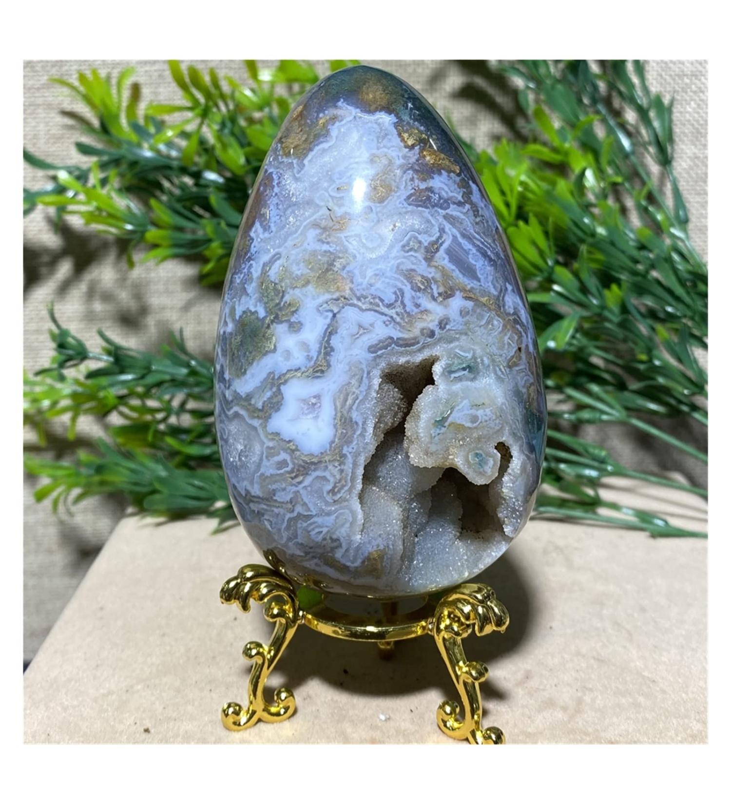 Crystal Natural Stone Crystal Dragon Stones Geode Minerals Supplies Spiritual Souvenirs for Home Decor 7-11cm 1pc - Buy Online on SooperMarket.com