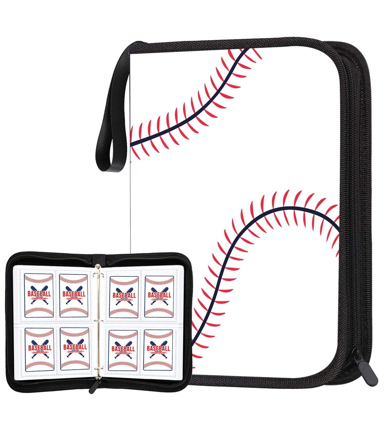 POKONBOY 4-Pocket Baseball Card Binder Sleeves for Trading Cards - Holds Up to 400 Cards - Buy Online on SooperMarket.com