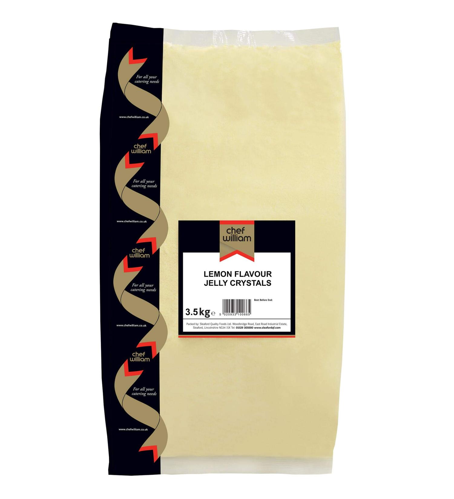 Chef William Lemon Jelly Crystals - 1x3.5kg