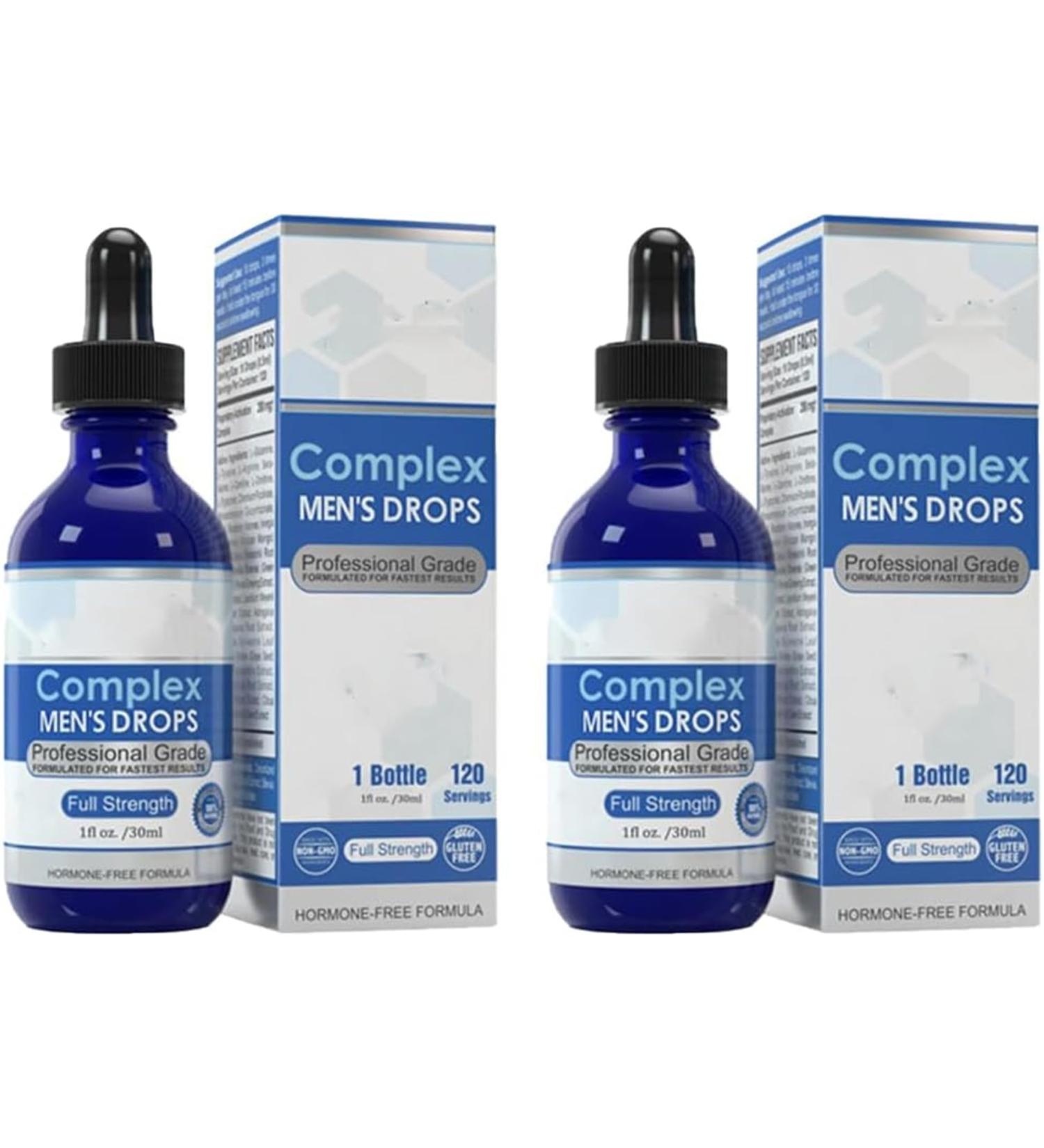 Buy NexusBio Labs Complex Men Drops - 2 Piece Set | International Shipping Available - Buy Online on SooperMarket.com