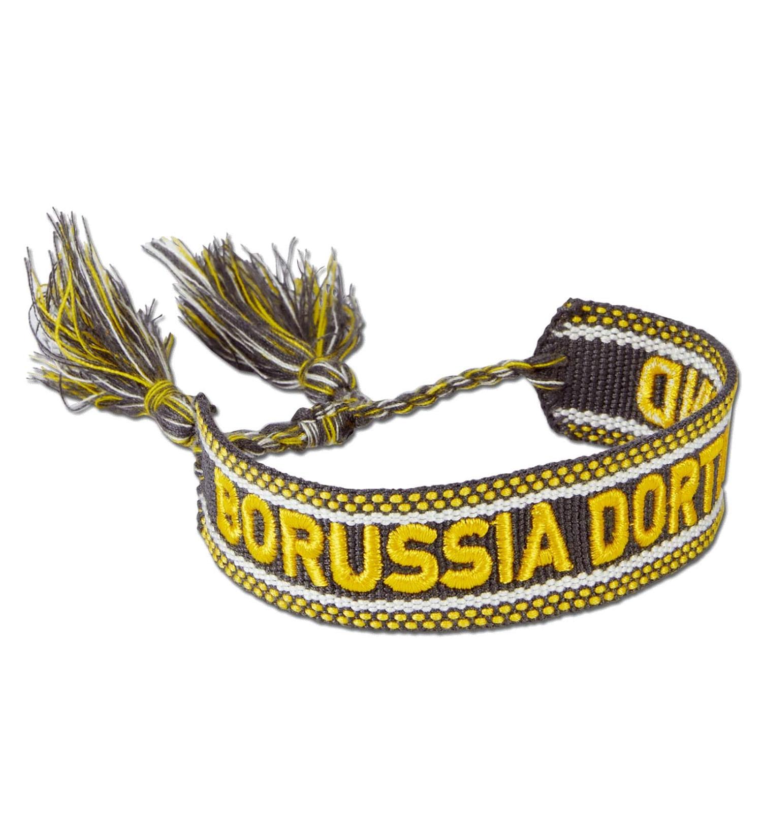 Shop BVB Fabric Bracelet - Adjustable Size 1.8cm Wide - Premium Polyester | International Shipping - Buy Online on SooperMarket.com