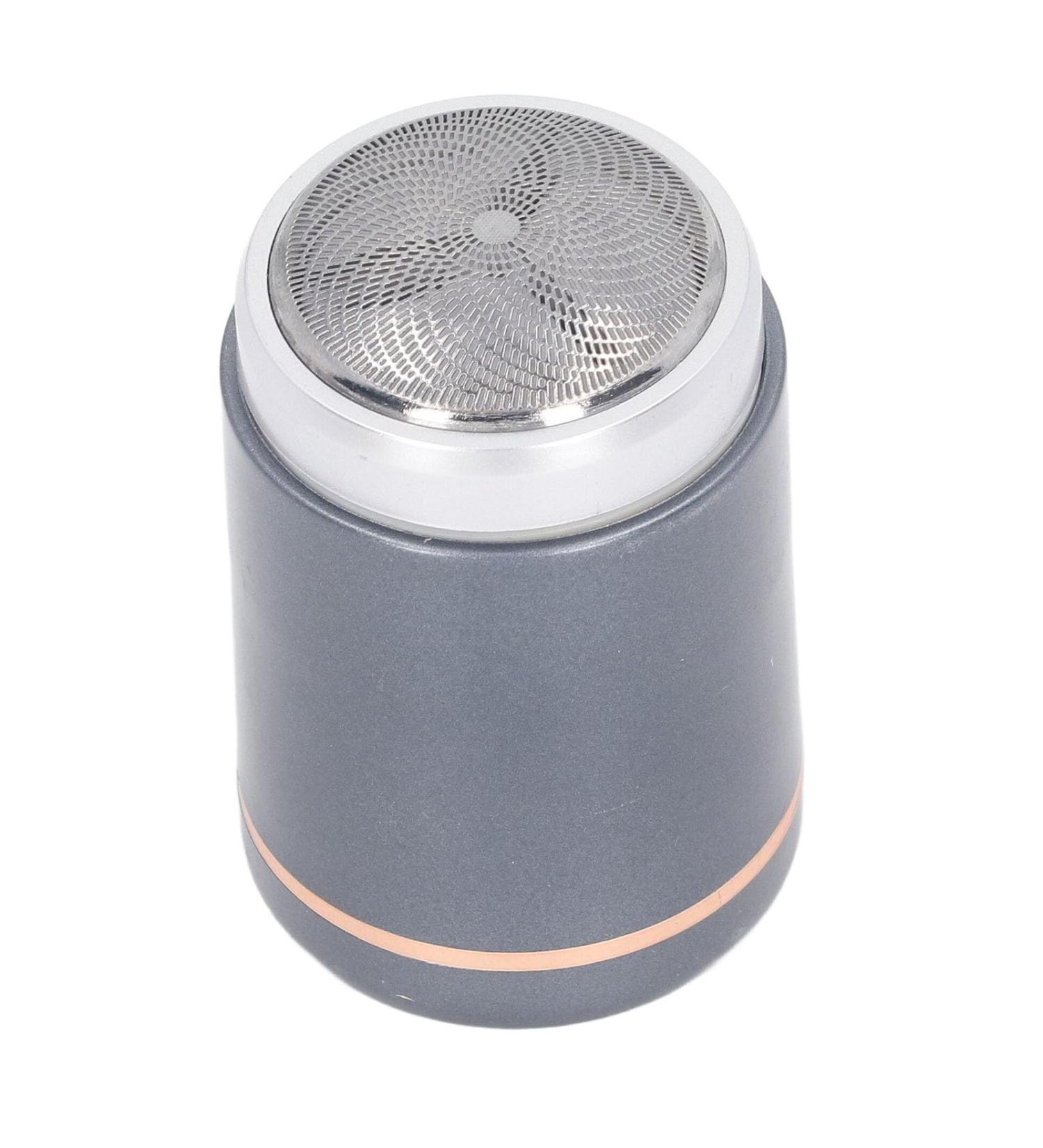 Mini Beard Trimmers Mini Pocket Beard Trimmer 6000RPM 3W LED Indicator ABS Aluminum Alloy for Travel (Grey Black) - Buy Online on SooperMarket.com