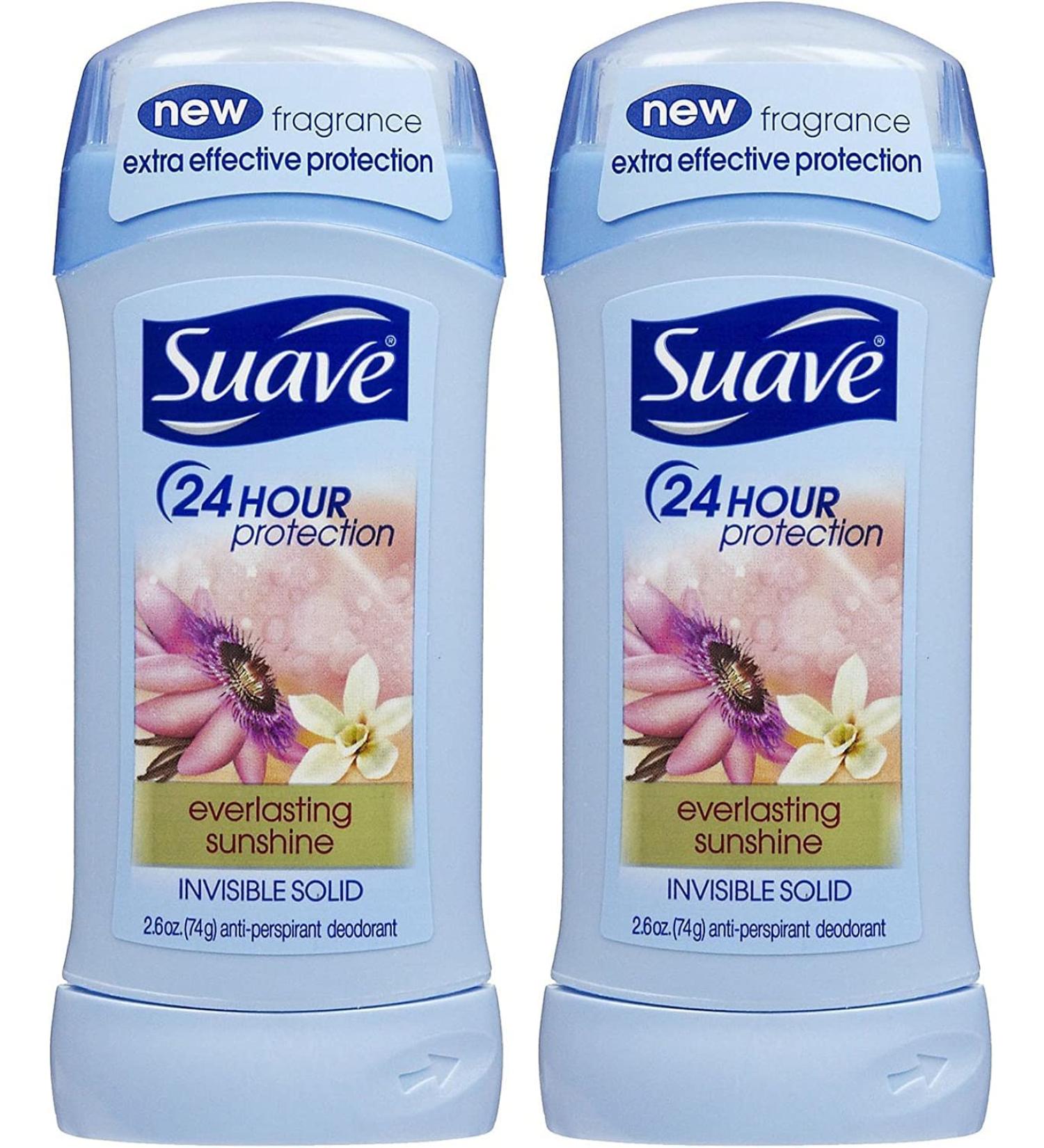 Suave Invisible Solid Antiperspirant Deodorant Everlasting Sunshine - 2.6 oz - 2 pk Everlasting Sunshine 5.2 Ounce (Pack of 1) - Buy Online on SooperMarket.com
