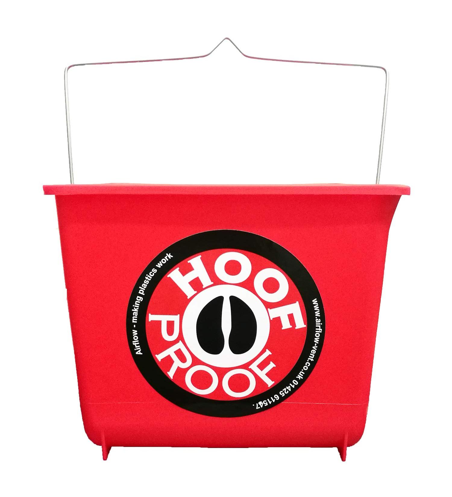 Airflow Hoof Proof Square Calf/Multi Purpose Bucket Red - 5 Lt