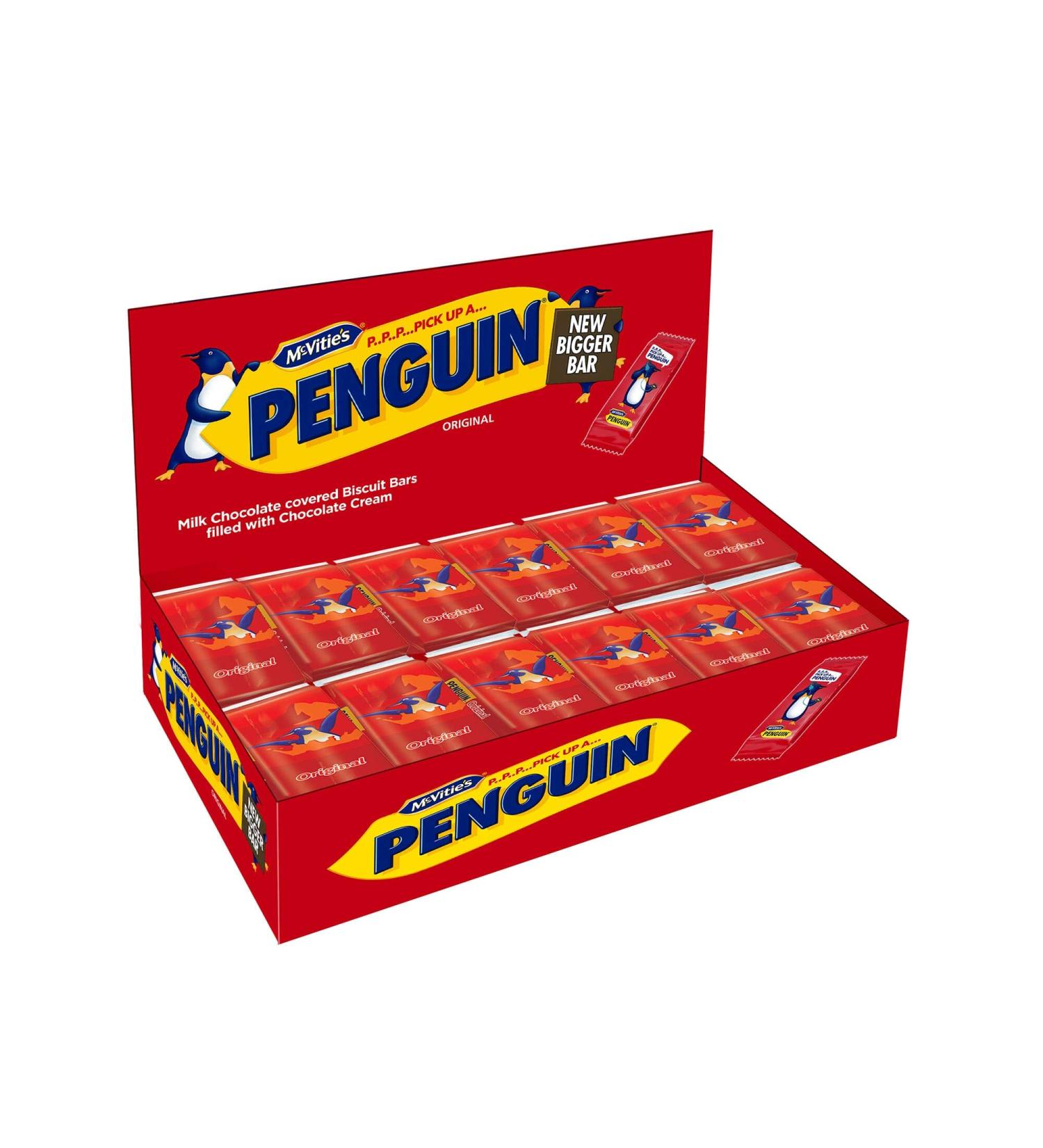 McVities Penguins Chocolate Bars - 1x48bisc