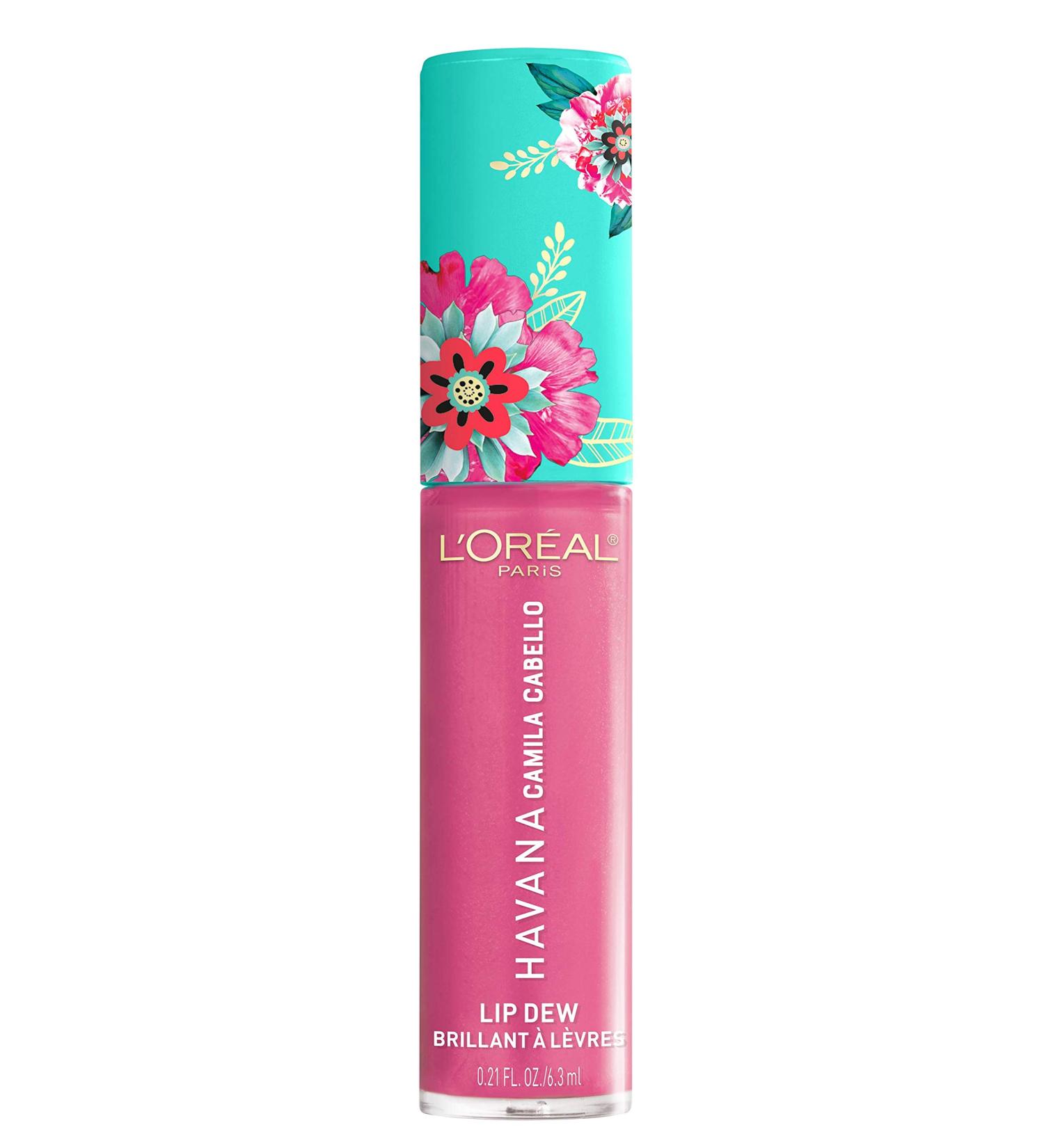 L'Or al Paris Camila Cabello Lip Dew 01 - Shimmering Lip Gloss for Radiant Lips | International Shipping Available - Buy Online on SooperMarket.com