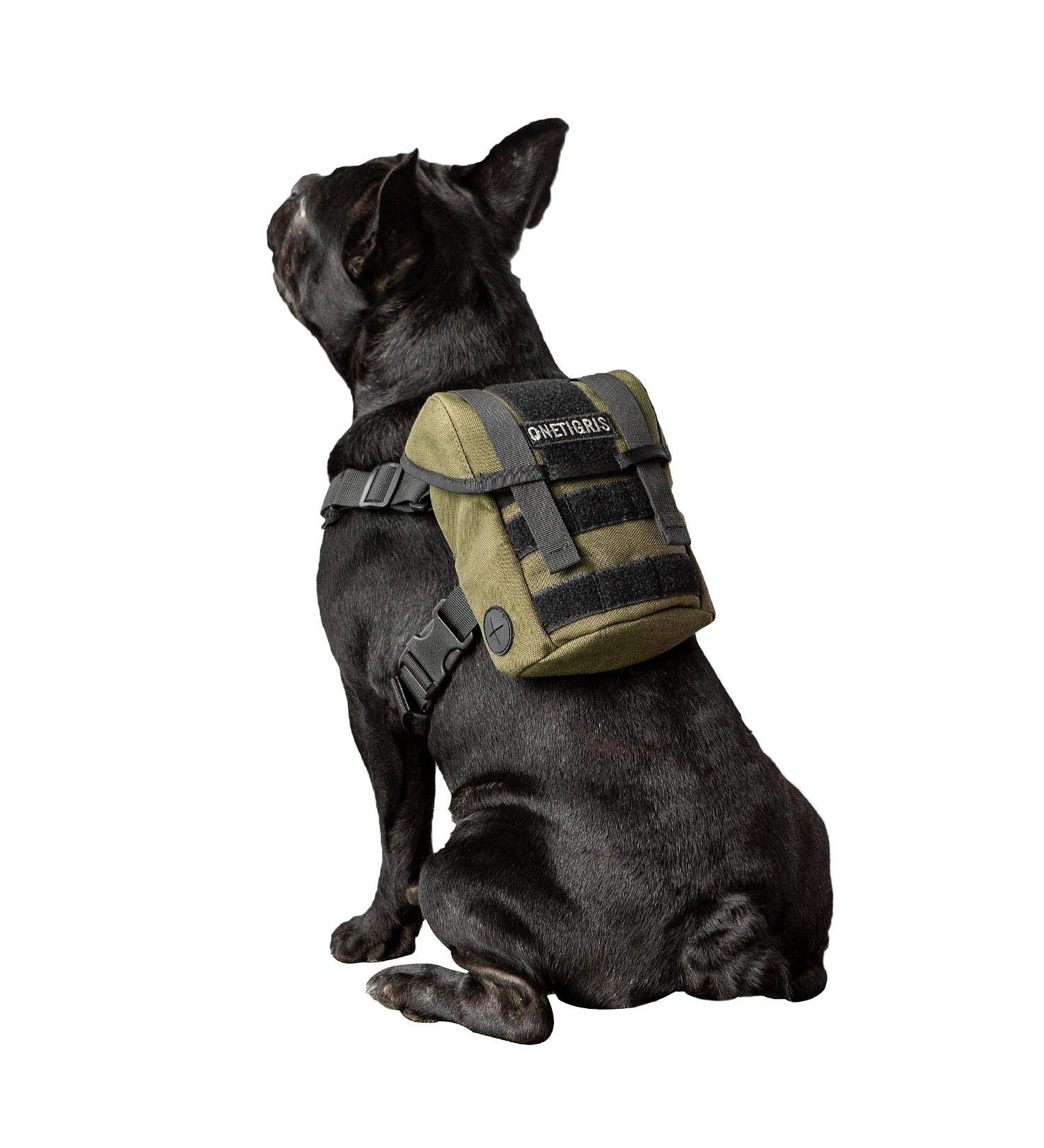 OneTigris Ranger Green X-Small Dog Pack Backpack for Camping, Hiking, and Walking with Litter Bag Exit - Buy Online on SooperMarket.com