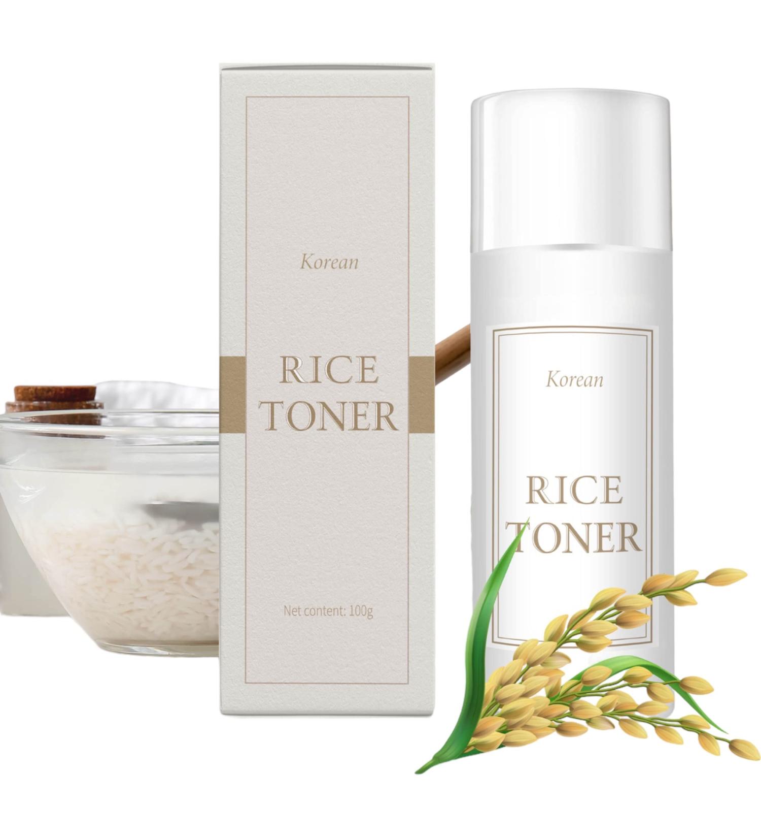 Korean Rice Pure Essential Toner - Antiaging Glow Essence with Niacinamide | Hydrating Vegan Skincare for Dry Skin | Fragrance-Free | Korean Beauty - Buy Online on SooperMarket.com