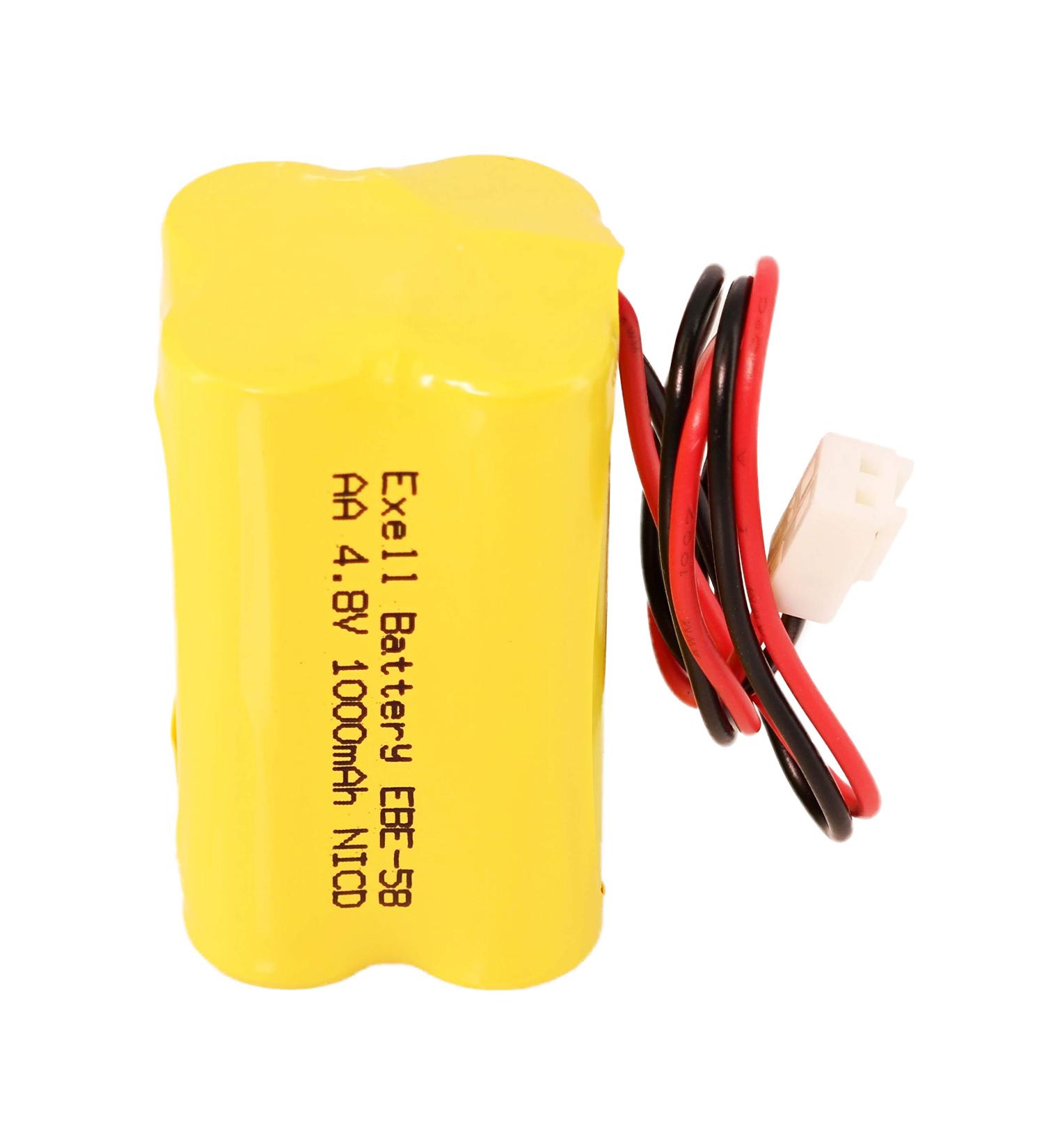 4.8V 1000mAh Emergency/Exit Lighting Battery - Replace CTL 685896020 N700AAC-F22C/C Day-Brite CXL6VB ANIC0938 NIC0939 - International Shipping Available - Buy Online on SooperMarket.com