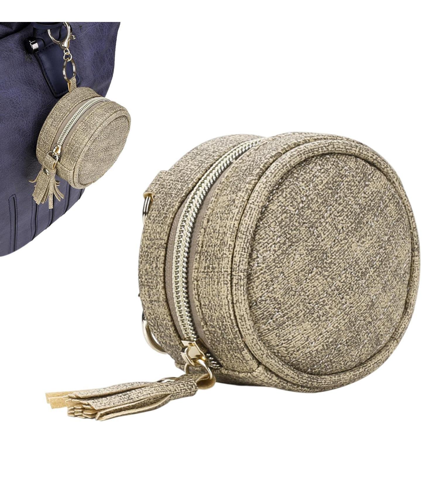 Shop Baok Leather Pacifier Holder Pocket | Stylish PU Leather Case for Diaper Bag | Durable Pacifier Storage Solution - Buy Online on SooperMarket.com