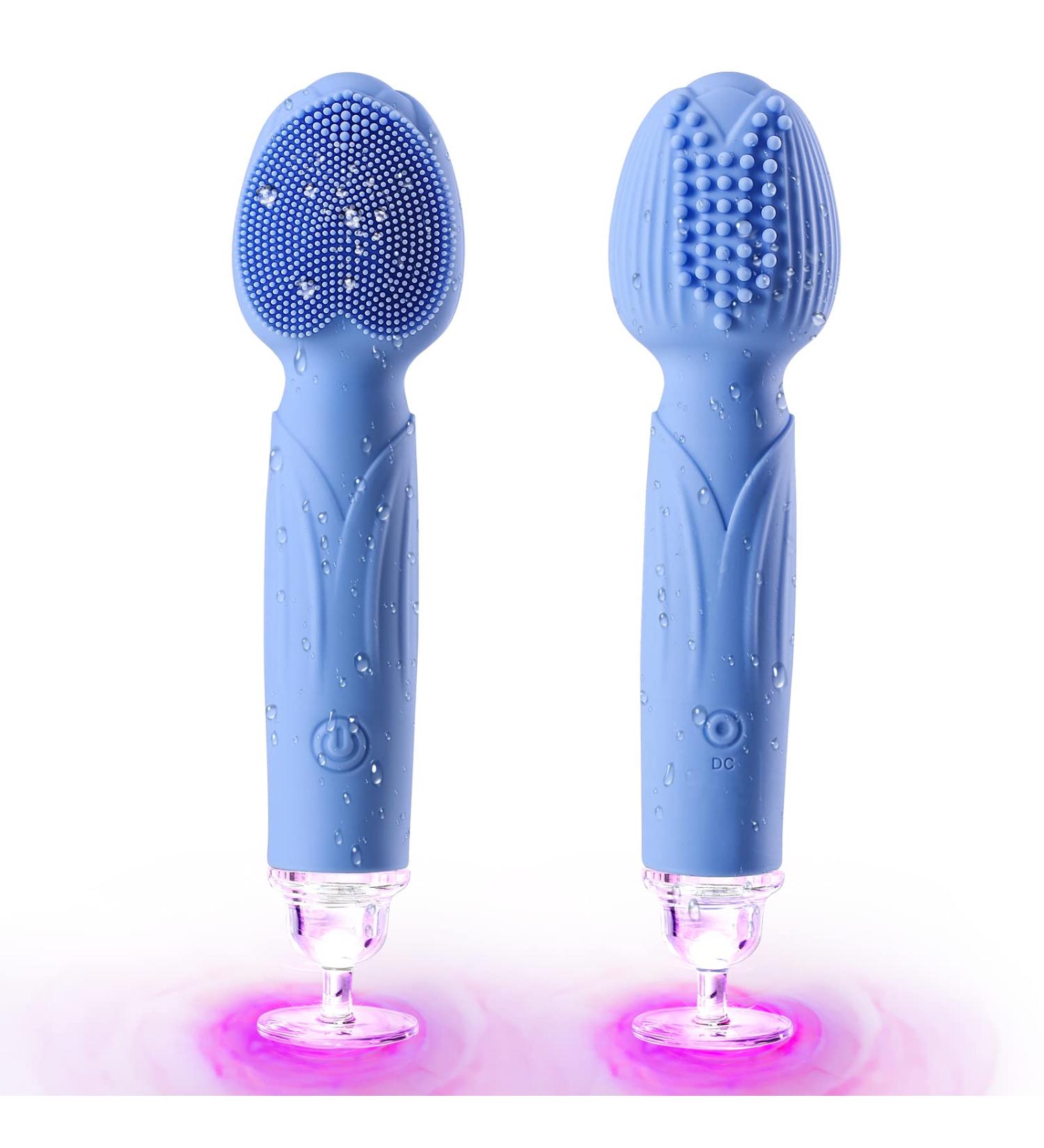 Facial Cleansing Brush - Silicone Face Scrubber for All Skin Types | Waterproof Exfoliating Brush for Men & Women - Shop Now - Buy Online on SooperMarket.com