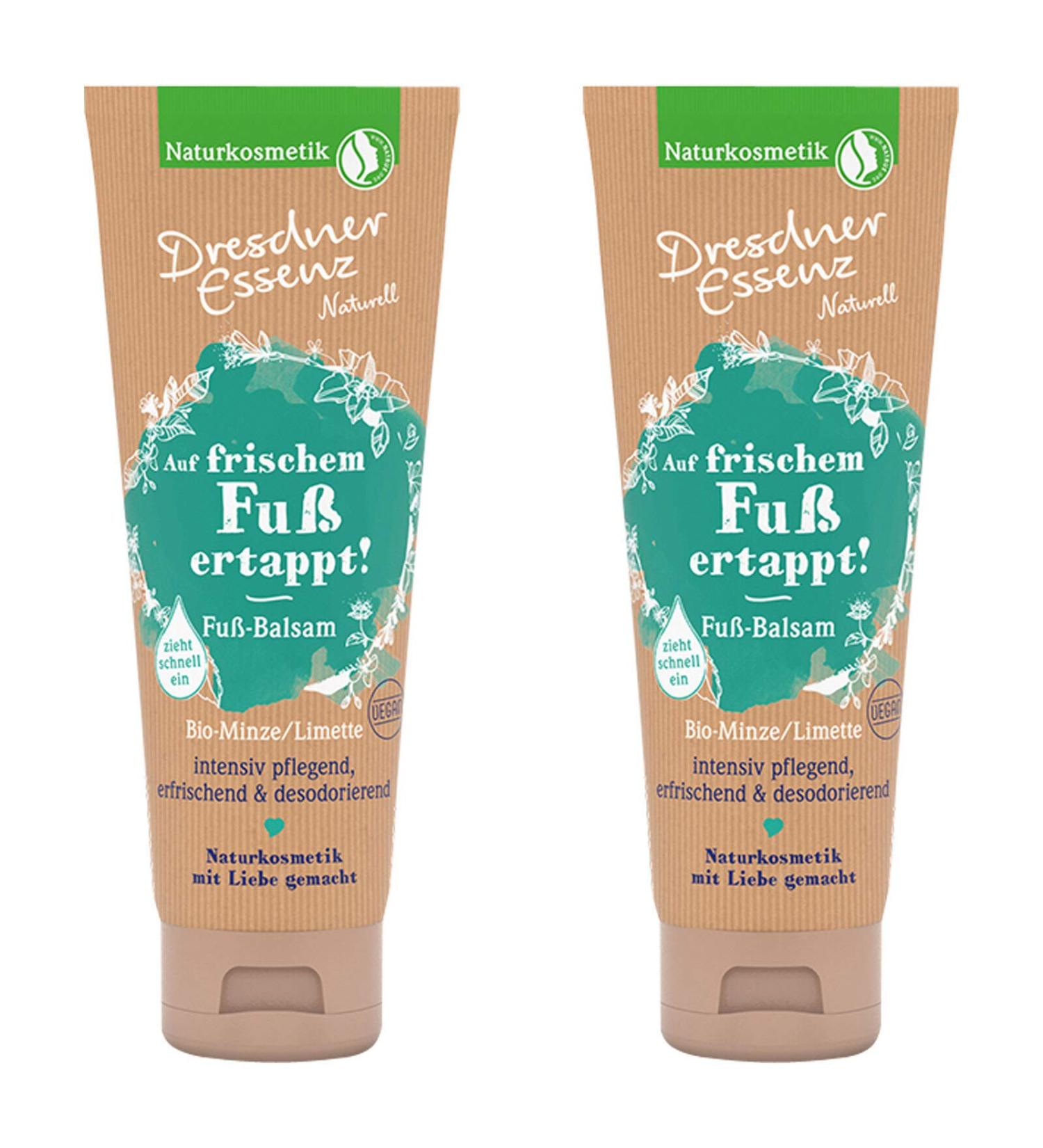 Pack of 2 Dresdner Essence Foot Balm Caught on Fresh Feet 2 x 75 ml