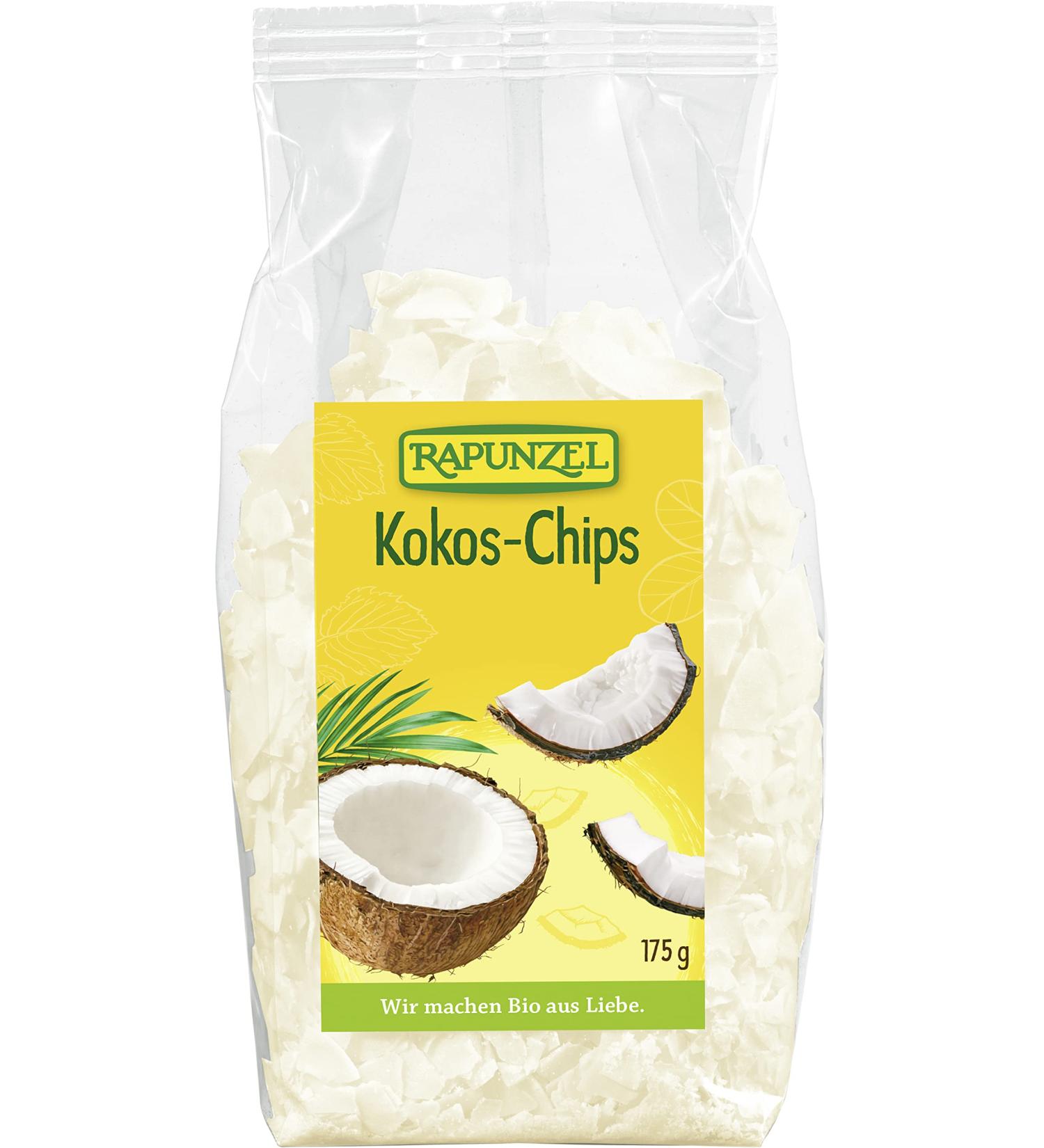 Rapunzel organic coconut chips (6 x 175 gr)