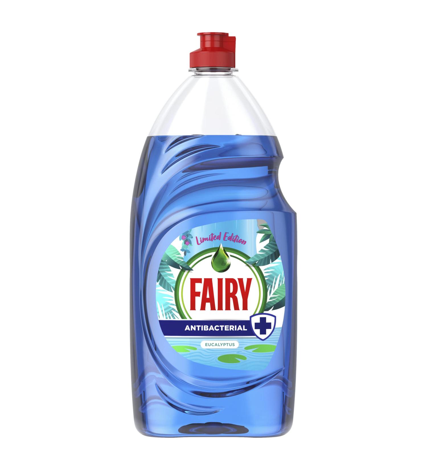 Fairy Antibacterial Washing Up Liquid Eucalyptus 820 ml Eucalyptus 820 ml (Pack of 1)