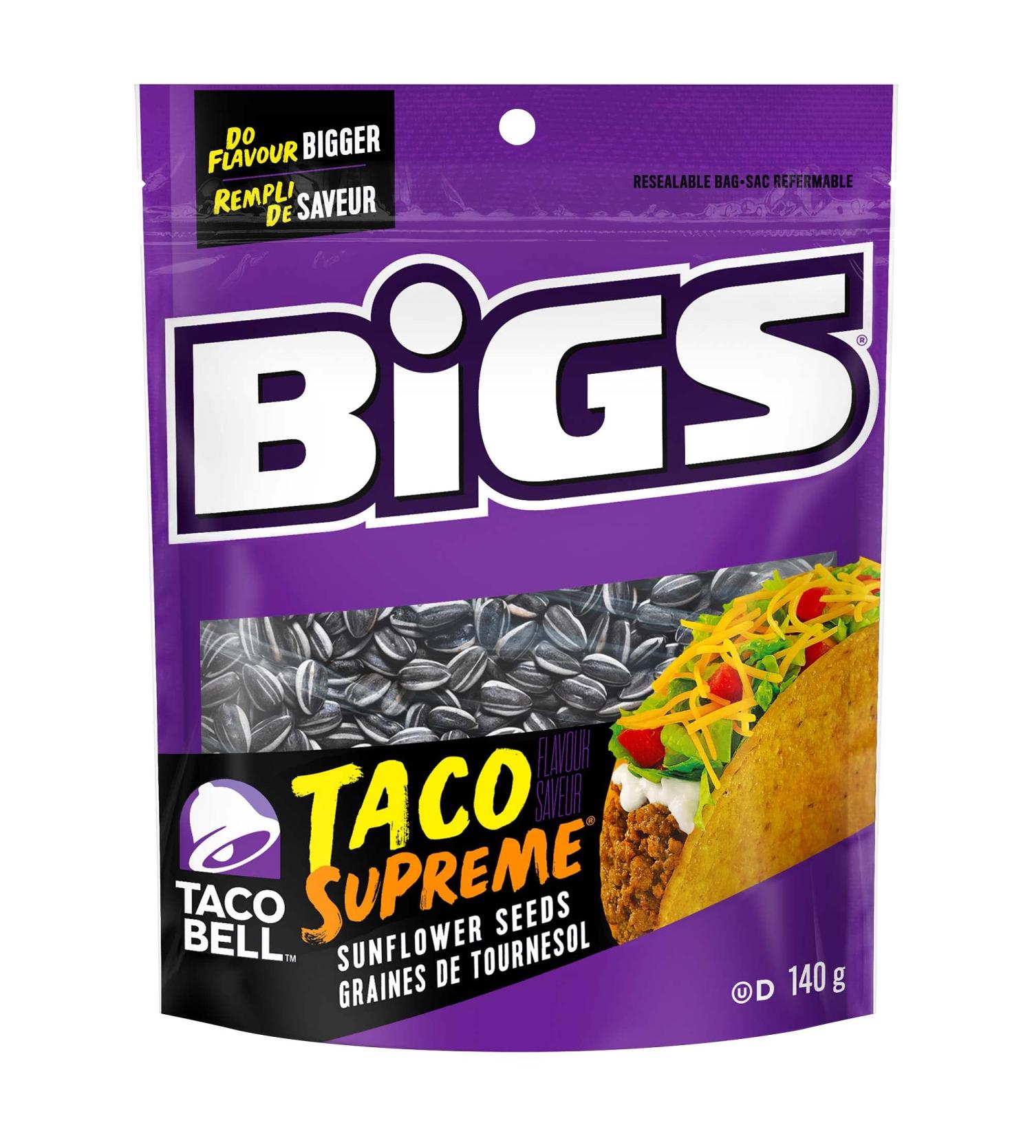 BIGS Taco Supreme Flavour Sunflower Seeds 140 grams - Buy Online on SooperMarket.com