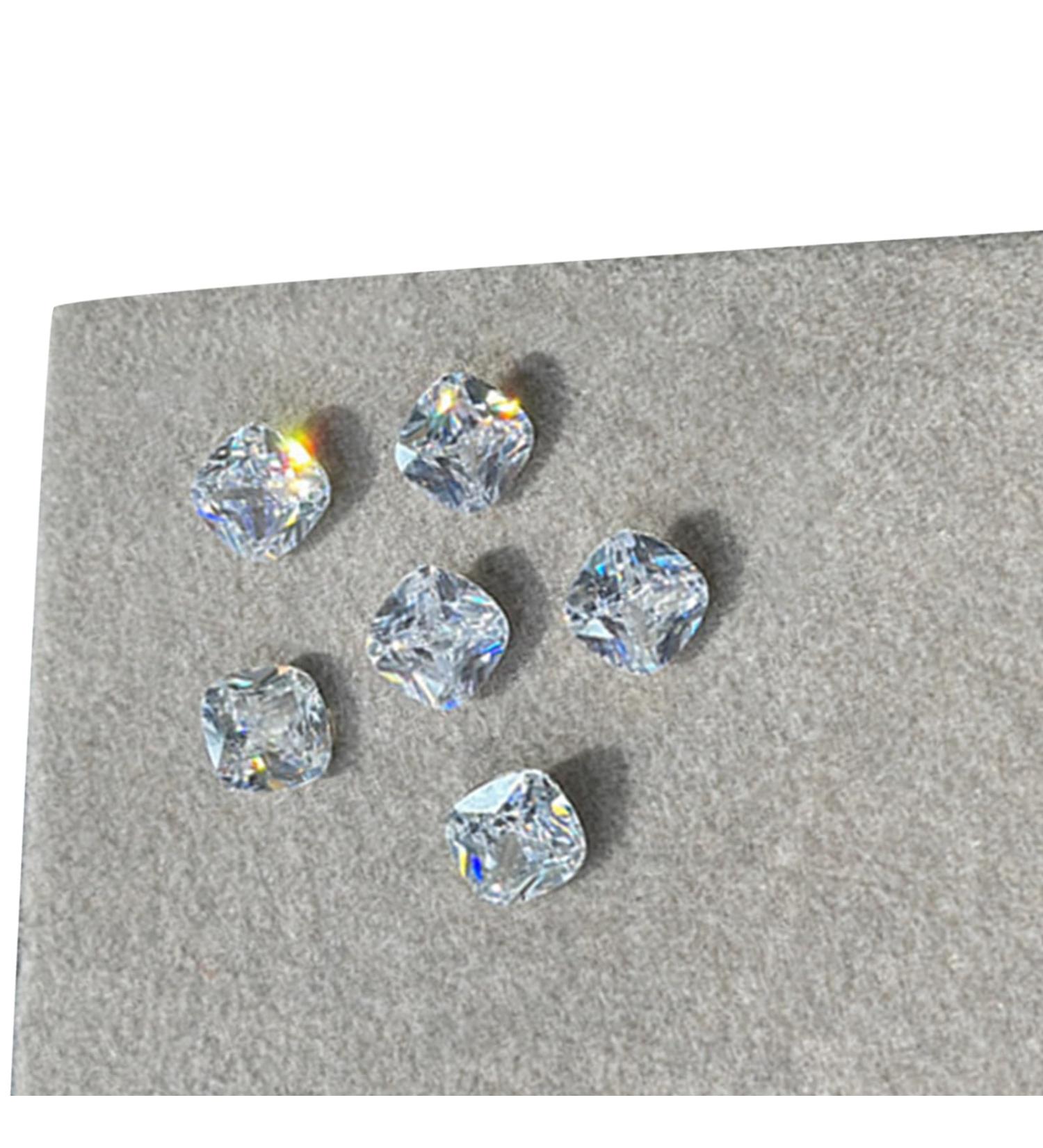 2x Nail Rectangular Nails Art Fat Square Nail Nail Rhinestones Crystal Nails Decorations 2x Fat Square Nail Nail Rhinestones Nails Art Nail Crystal Decoration 01 fat side - Buy Online on SooperMarket.com