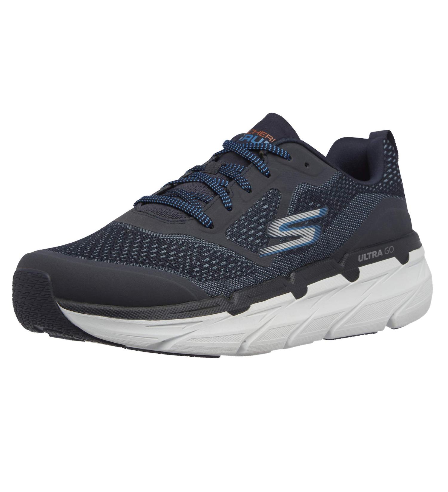 Skechers Men's Max Cushioning Premier Vantage Sneaker 10 Navy | Performance Walking & Running Shoe - Buy Online on SooperMarket.com