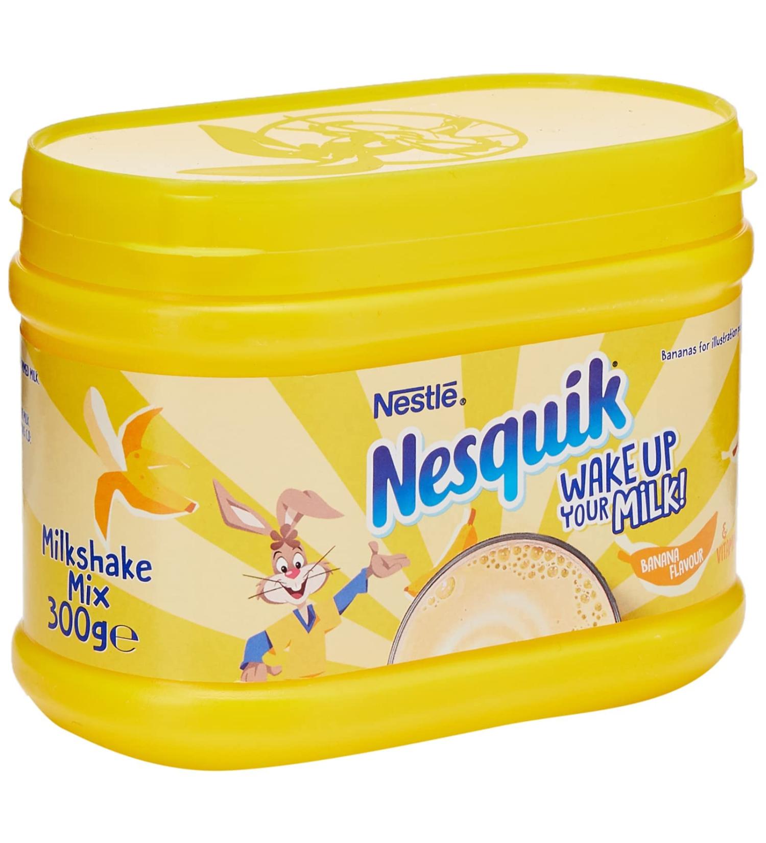 Nesquik Banana Milkshake Mix 300g - Delicious and Refreshing Drink - Buy Online on SooperMarket.com