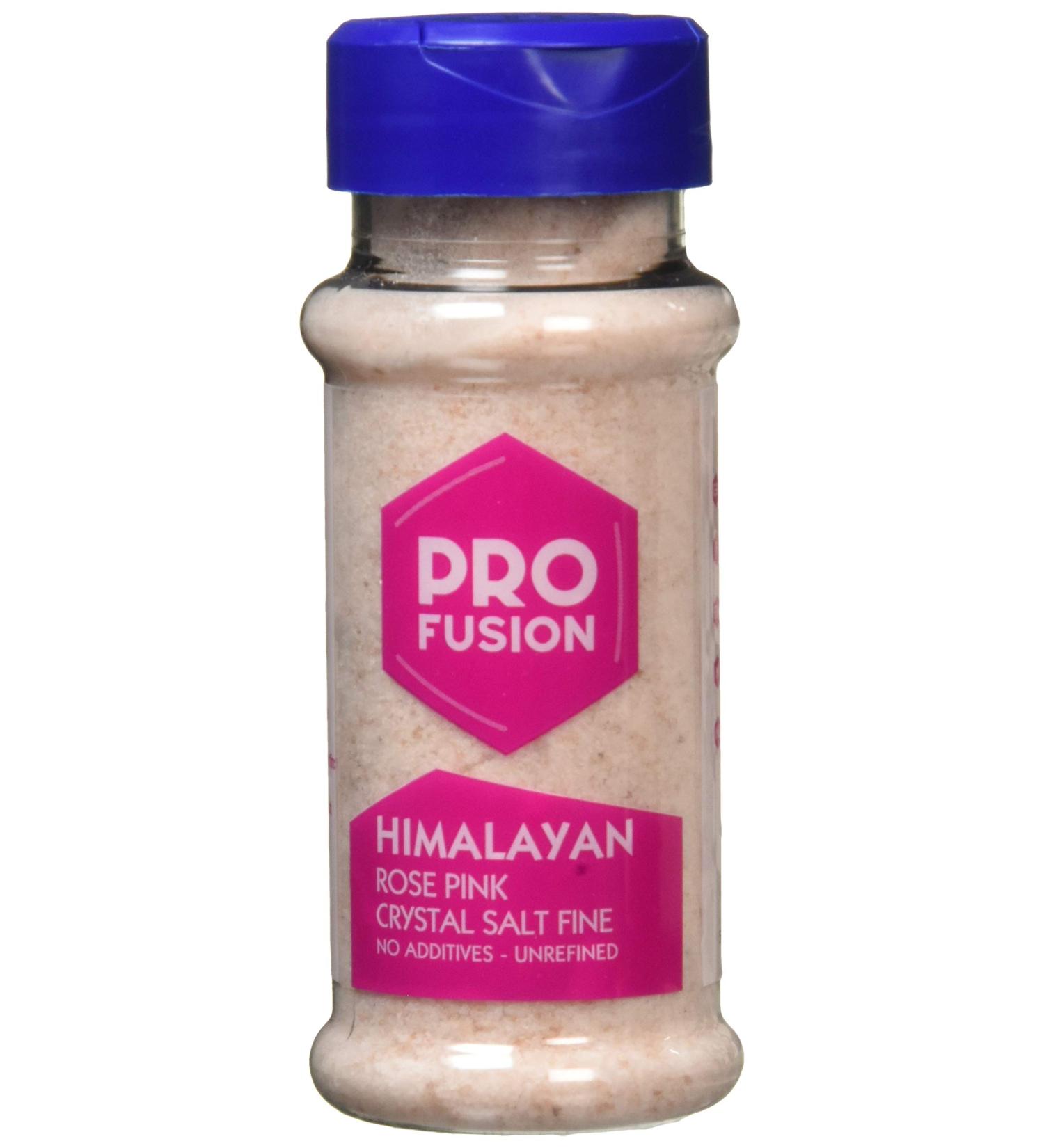 ProFusion - Himalayan Rose Pink Crystal Salt Fine - 140g - Buy Online on SooperMarket.com
