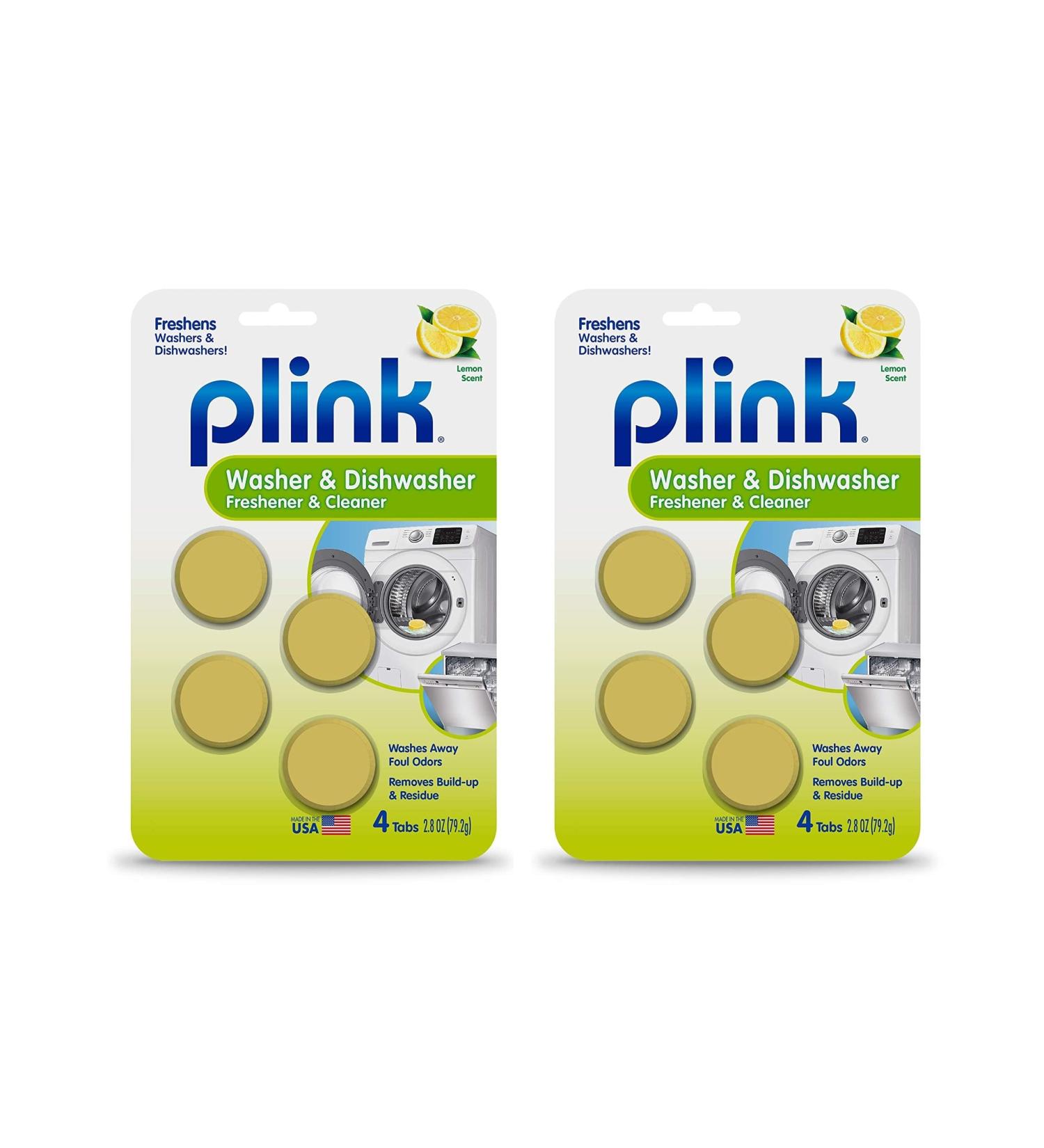 Plink-9024 Summit Washer & Dishwasher Freshener Cleaner - 4 Tabs Yellow | International Shipping Available - Buy Online on SooperMarket.com