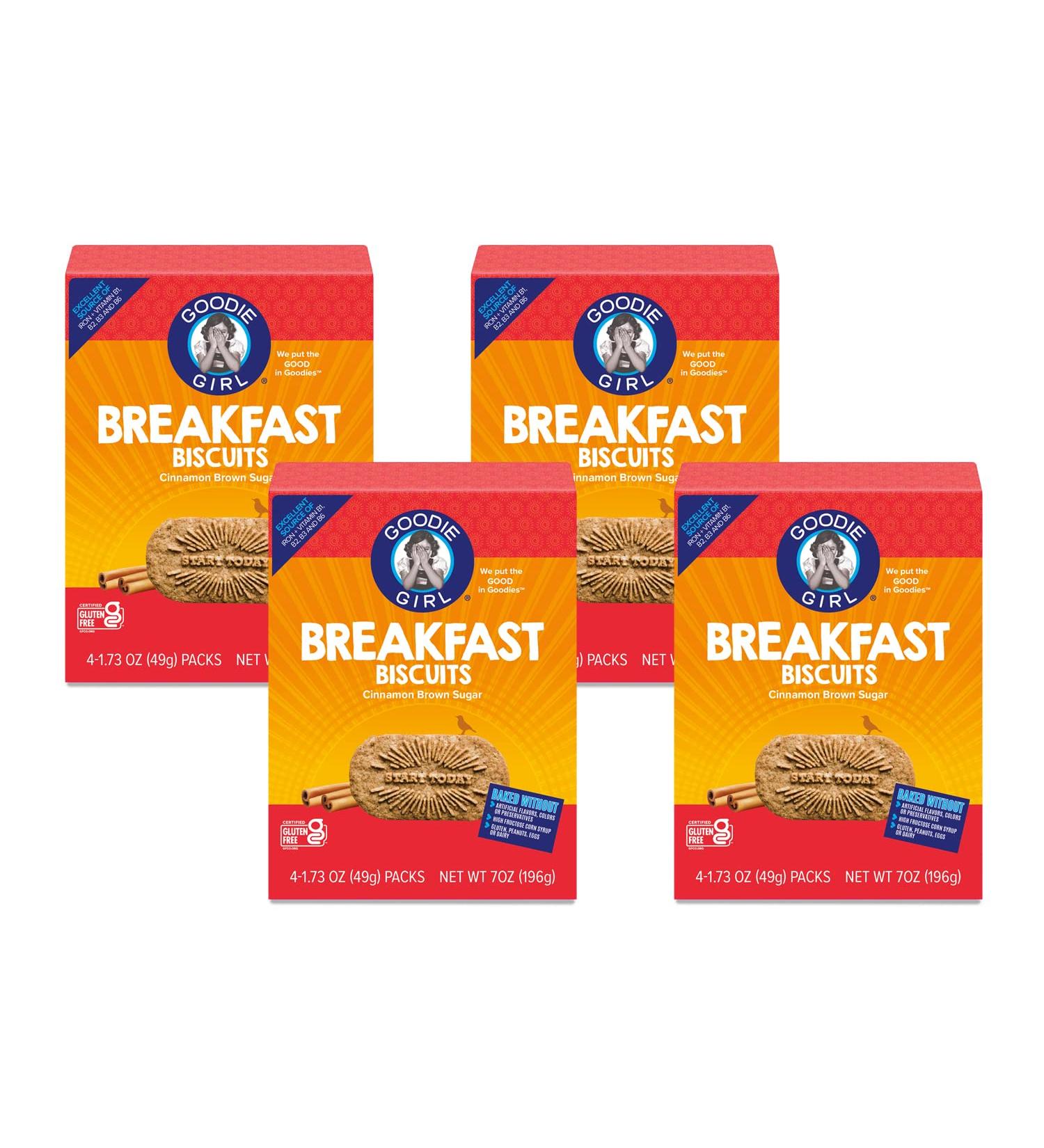 Goodie Girl Cinnamon Brown Sugar Breakfast Biscuits | Gluten Free Snack Packs (16 Packs) - Buy Online on SooperMarket.com