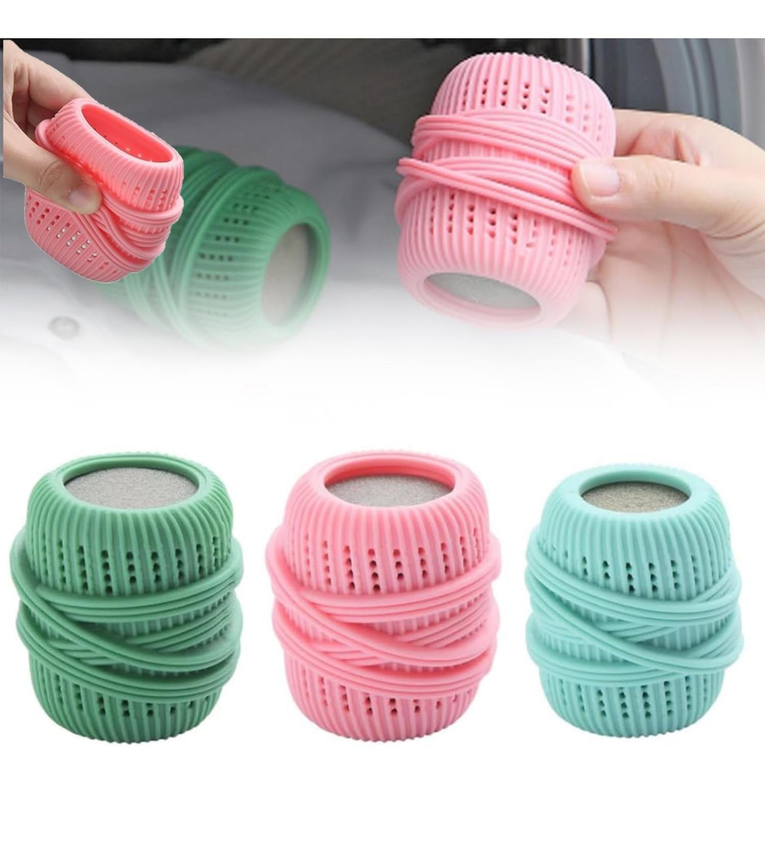 Washing Machine Laundry Ball Softener Ball Dispenser Fabric Softener Dispenser Laundry Balls Fabric Softener Ball Dispenser for Washer Washing Sponge Household Substitute - Buy Online on SooperMarket.com
