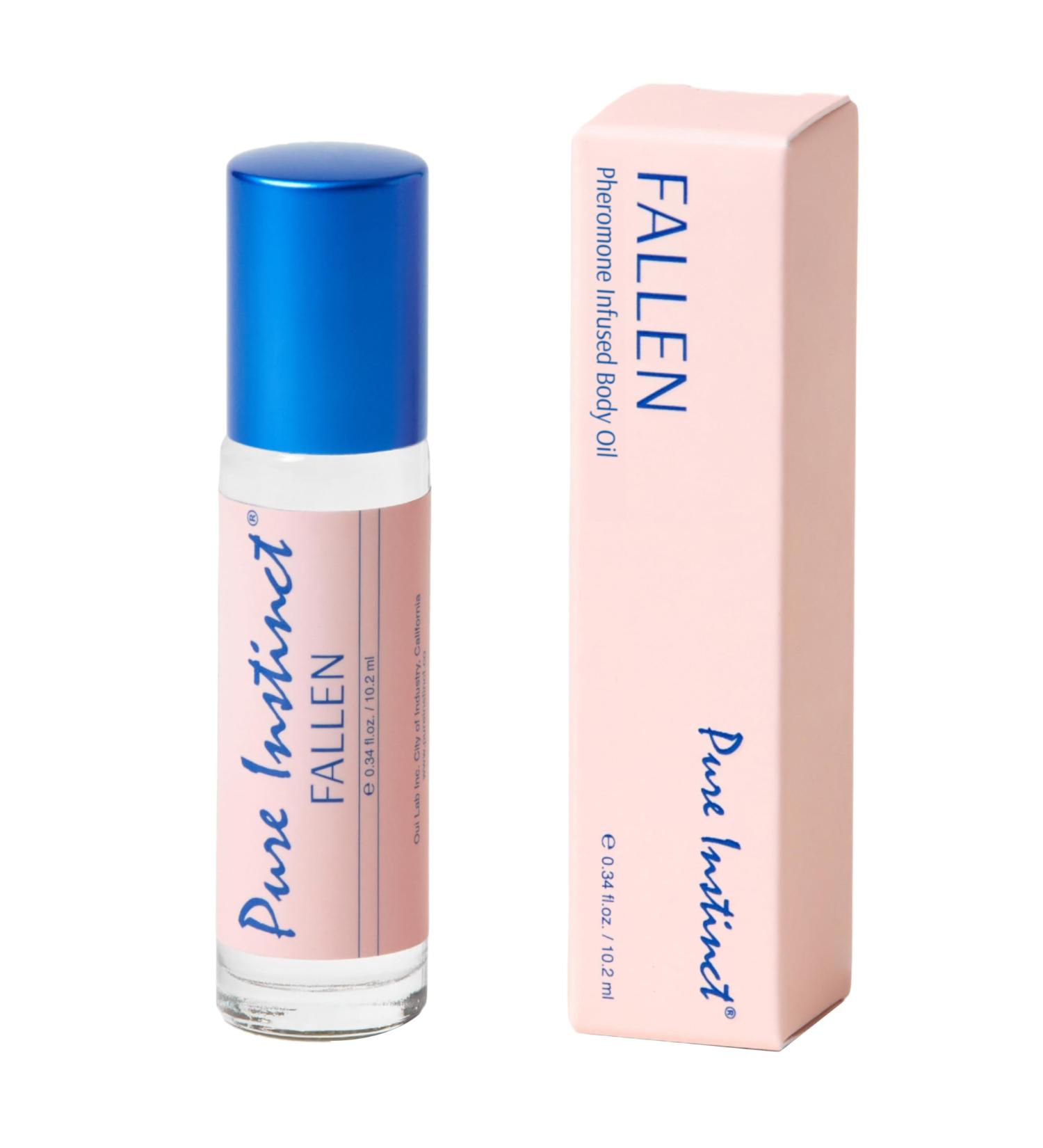 Pure Instinct FALLEN Roll-On The Original Pheromone Infused Body Oil Perfume Fragrance EDP Parfum - For Her Women - TSA Ready 0.34 fl oz Fallen - Women - Buy Online on SooperMarket.com