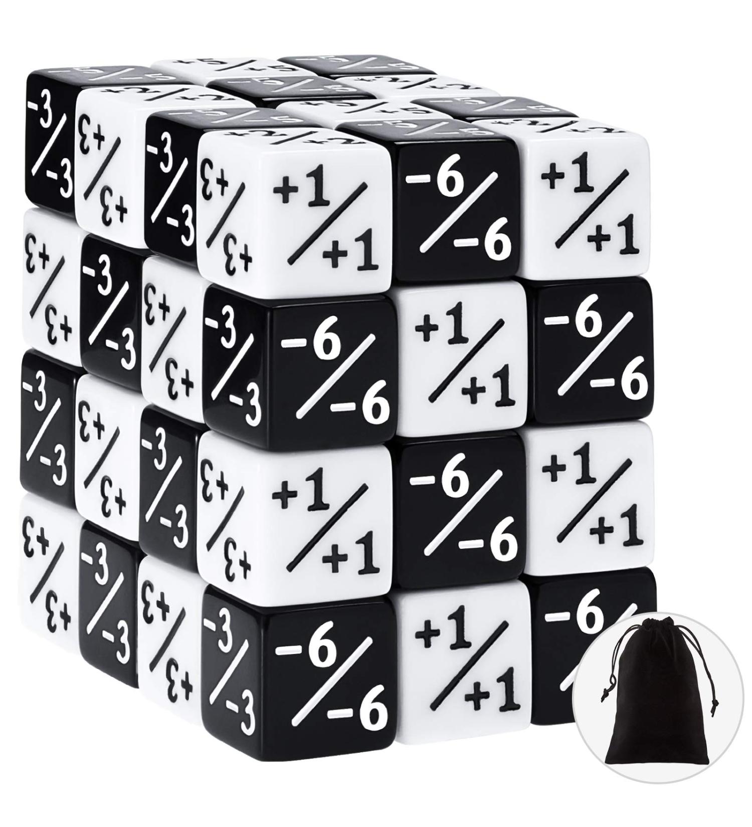 Loyalty Dice Counters Set - D6 Cube Tokens for MTG & CCG Card Games - Buy Online on SooperMarket.com