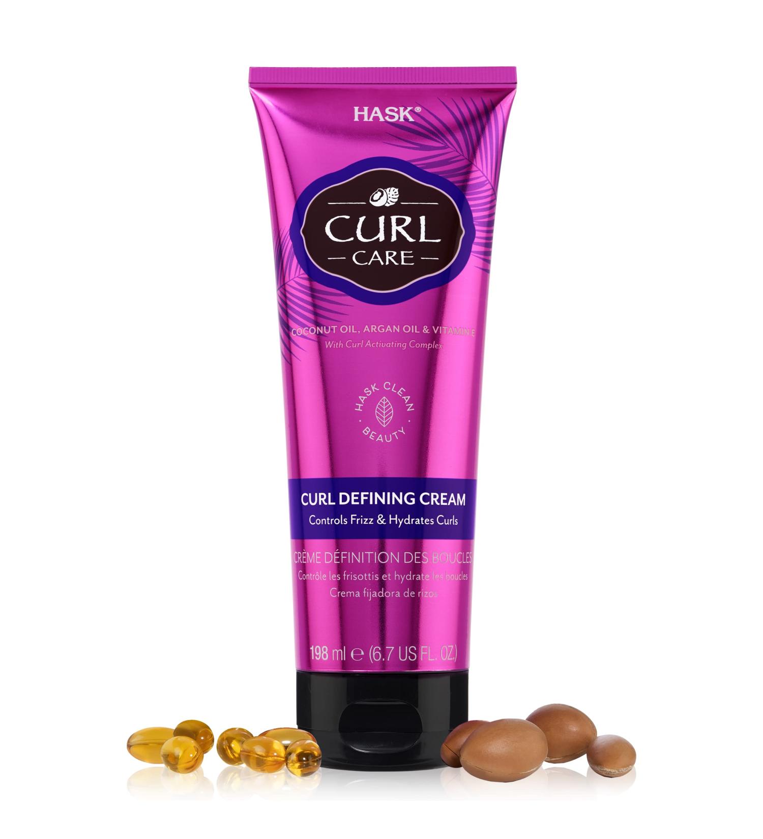 HASK Curl Care Curl Defining Cream 198 ml - Define and Enhance Your Curls - Buy Online on SooperMarket.com