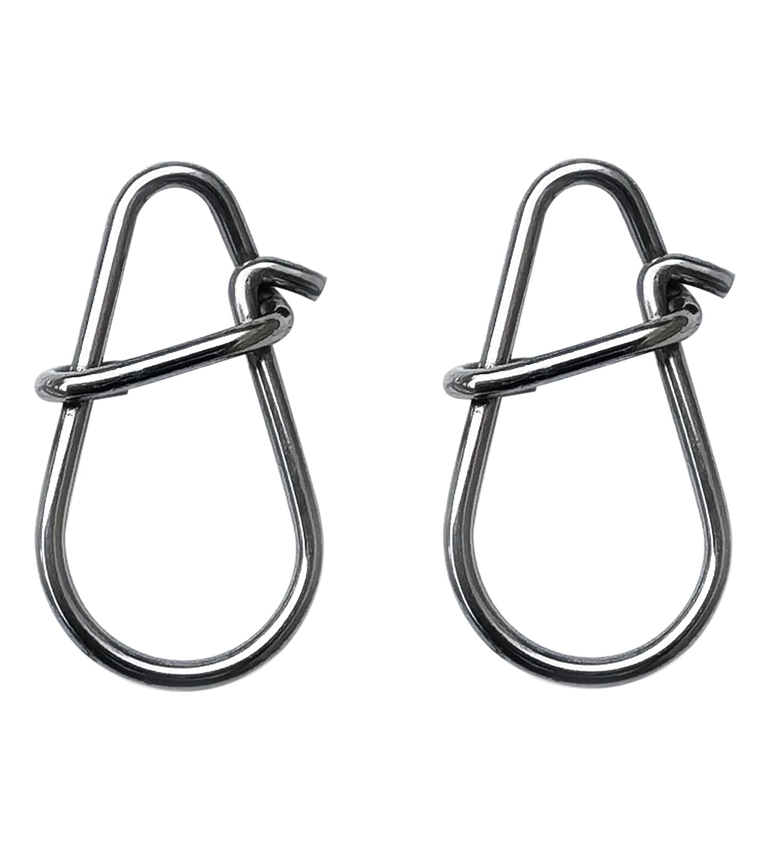 BRILISLE Crankbait Snaps & Snap Clips for Bass Lures - Stainless Steel Duolock Fast Snaps - 45LB Tensile Strength - 50PCS - Buy Online on SooperMarket.com