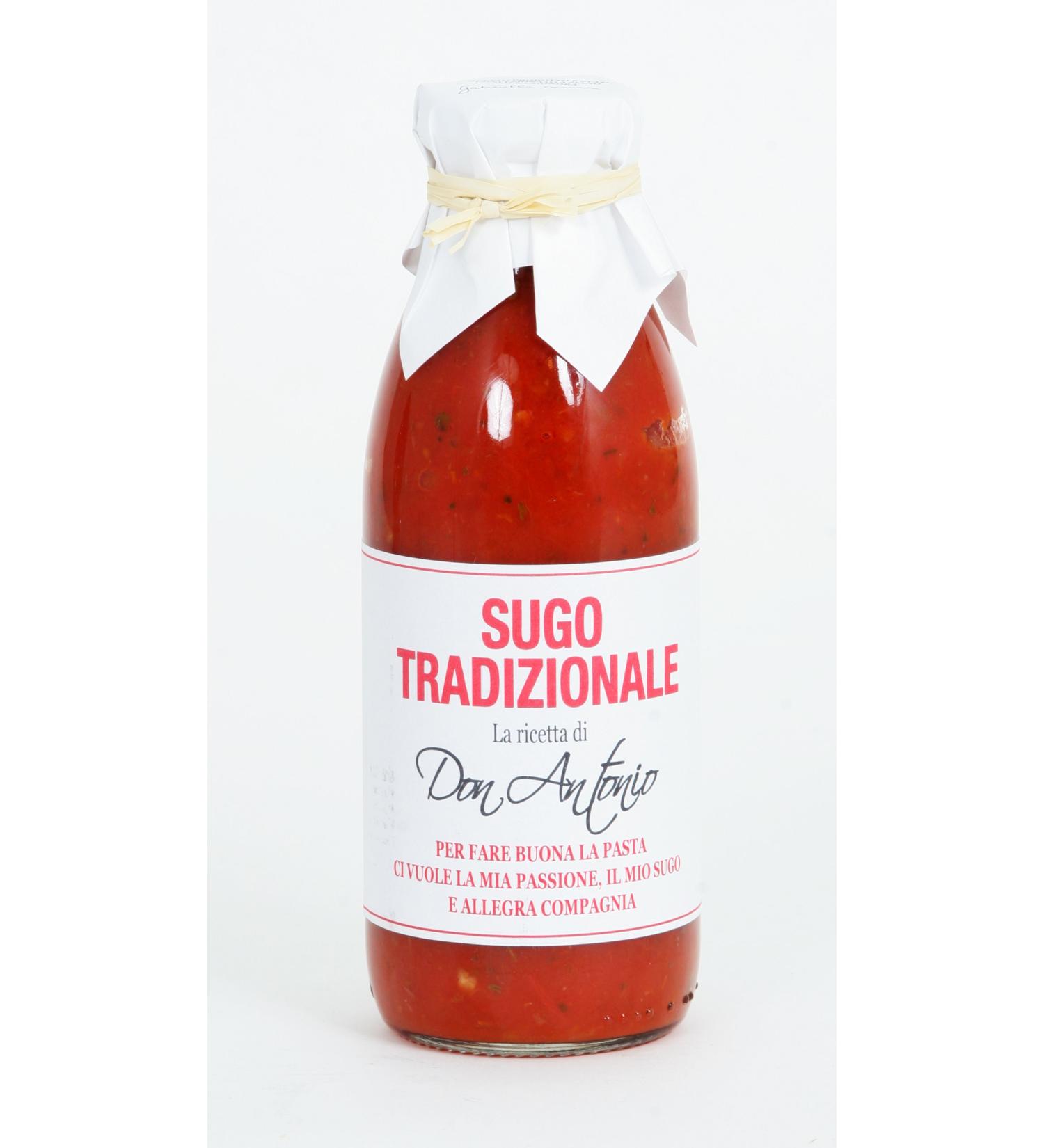Don Antonio Sugo Tradizionale - Authentic Tomato Sauce with Oregano 480ml | Buy Internationally - Buy Online on SooperMarket.com